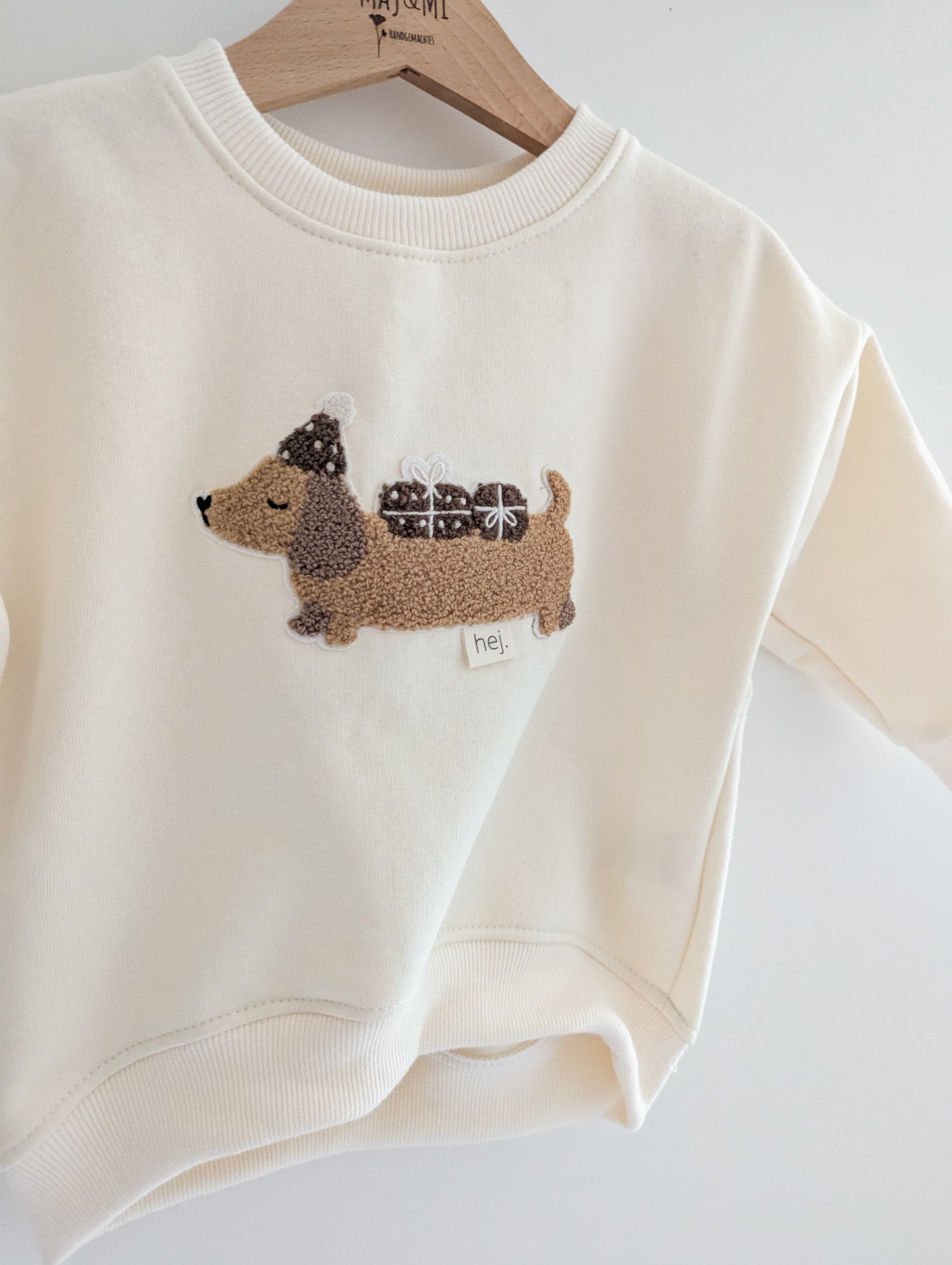 Chenille Patch: Geschenkedackel