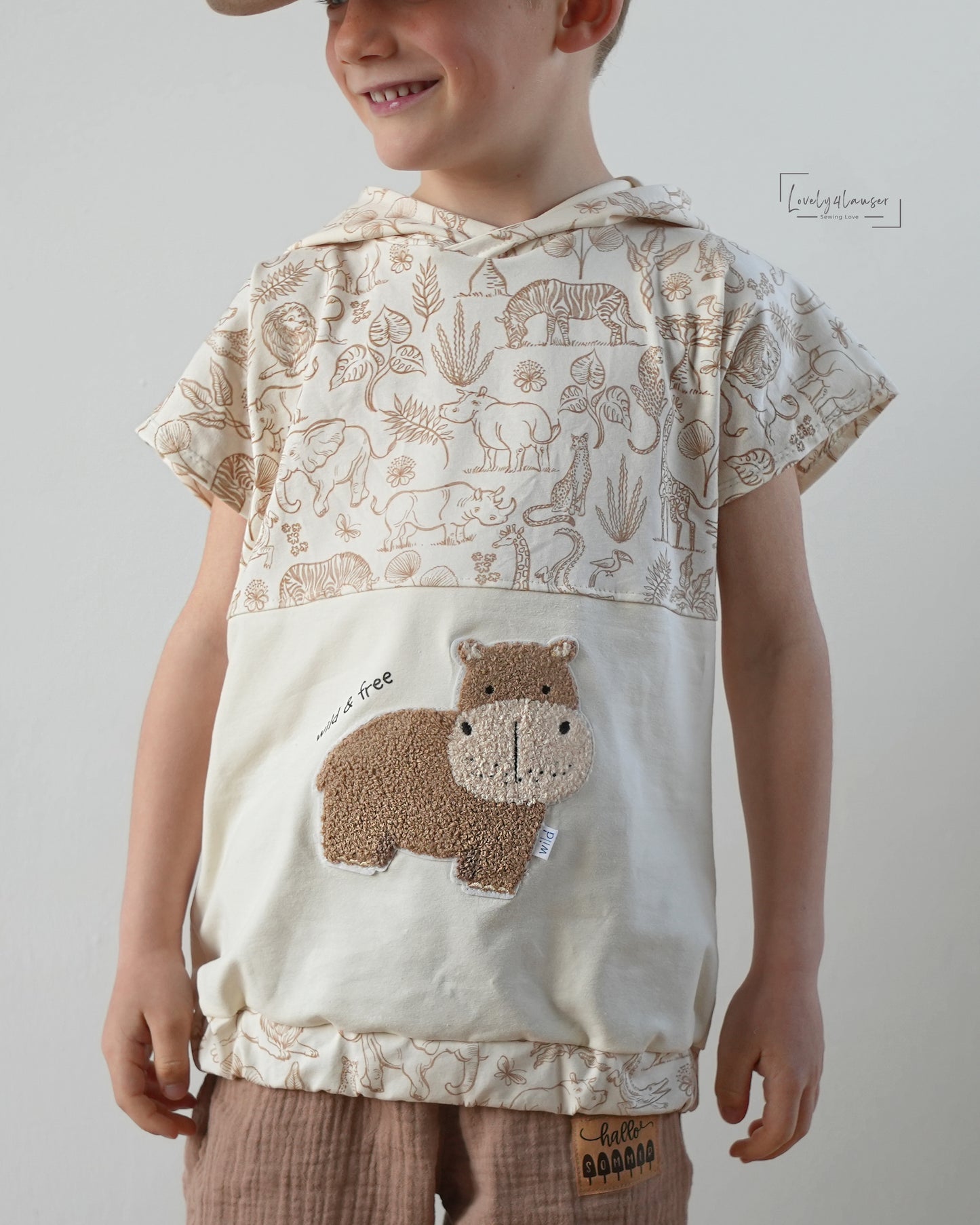 Chenille Patch: Nilpferd