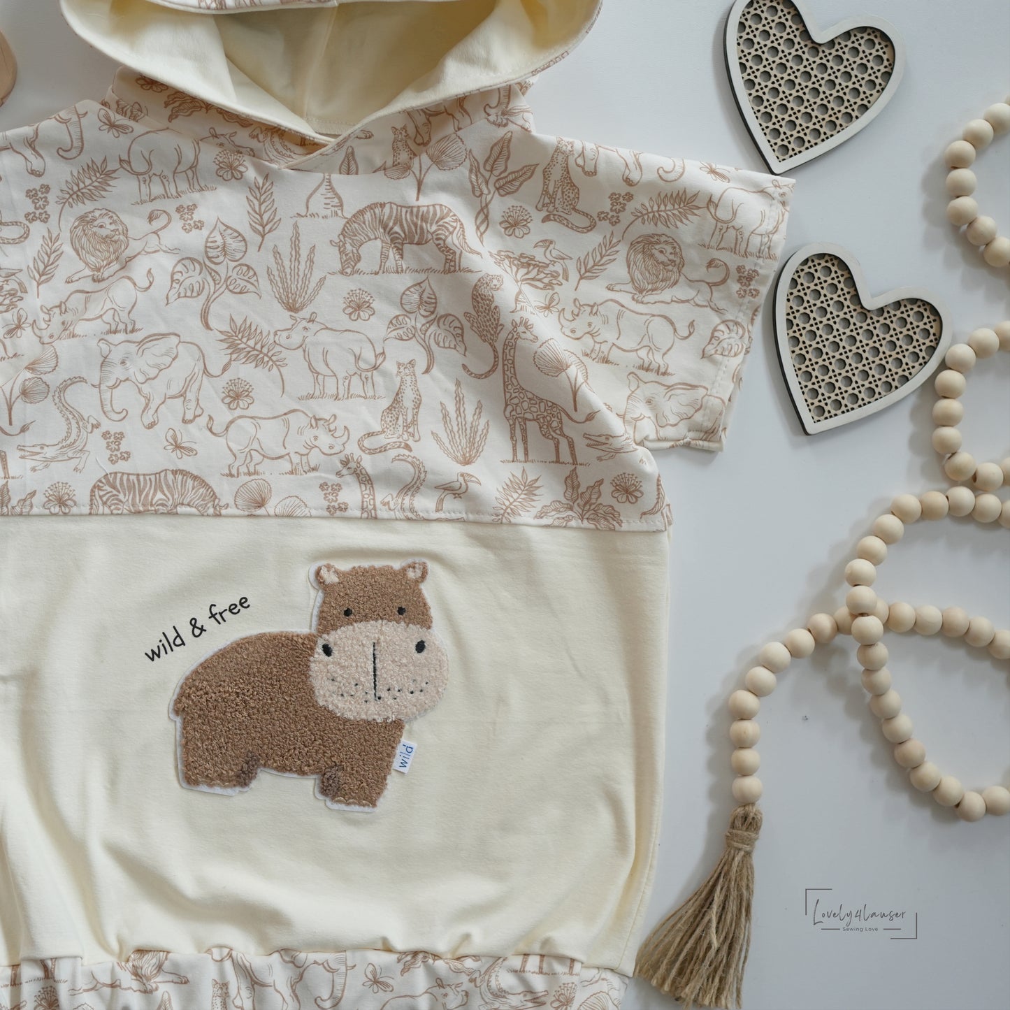 Chenille Patch: Nilpferd