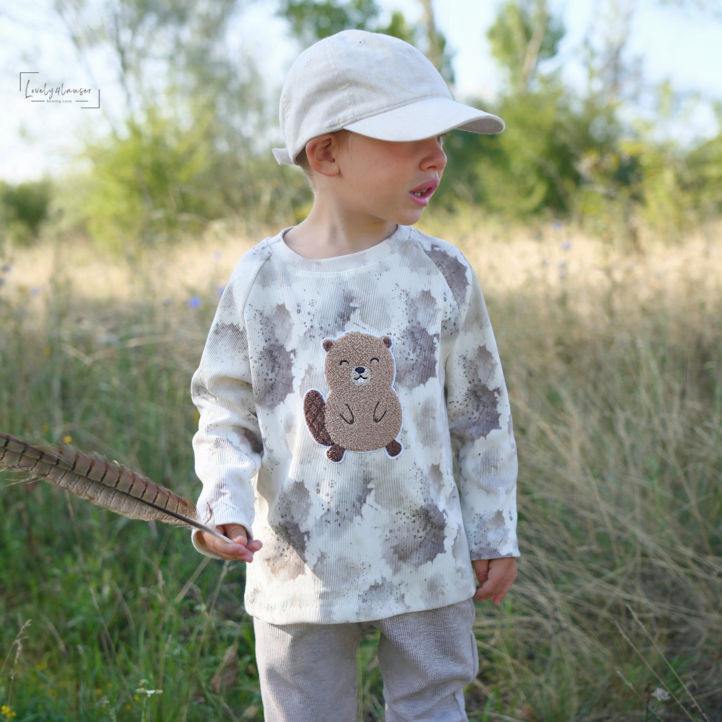 Chenille Patch: Biber