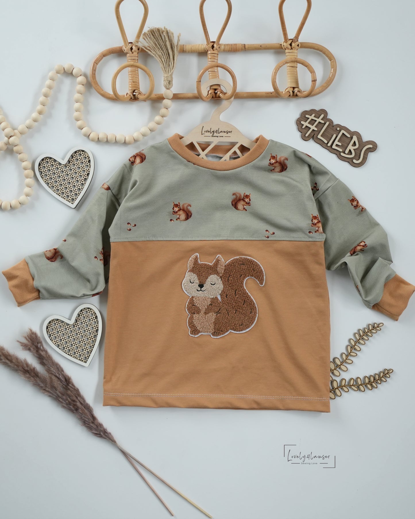 Chenille Patch: Eichhönrchen