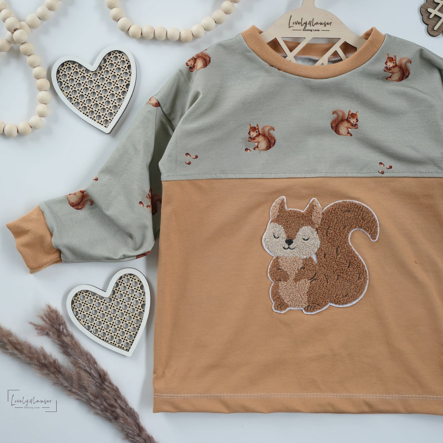 Chenille Patch: Eichhönrchen
