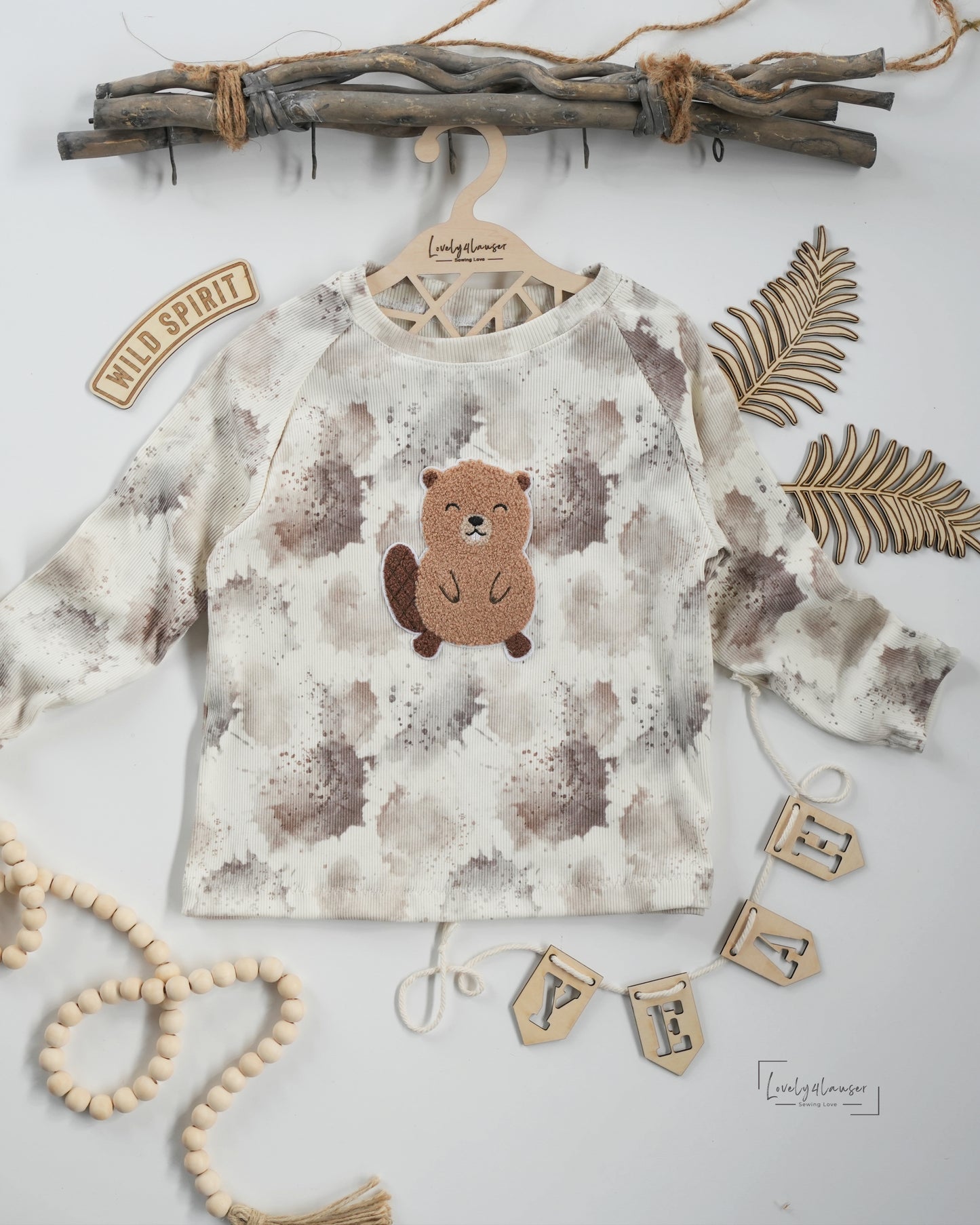Chenille Patch: Biber