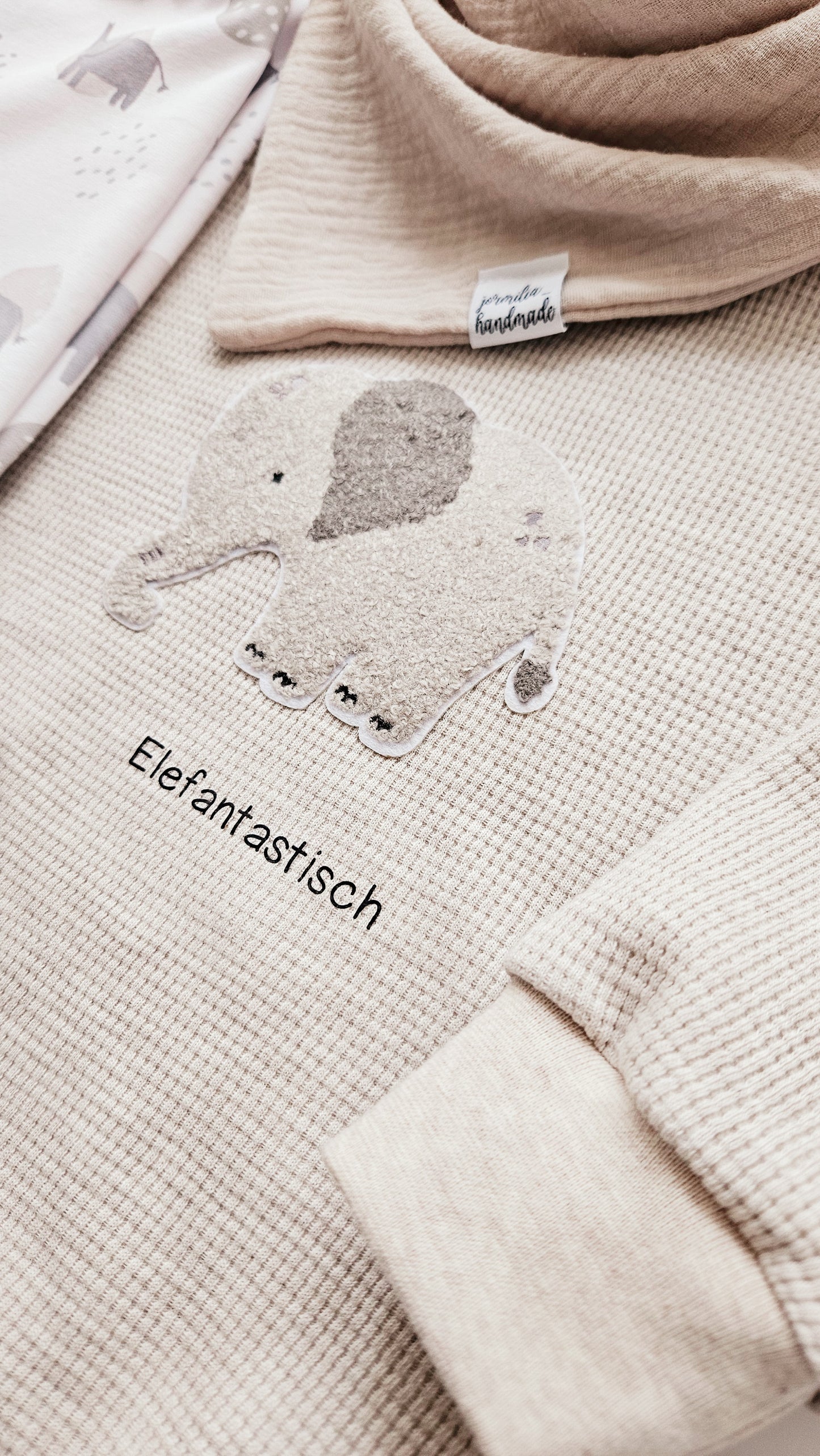 Chenille Patch: Elefant