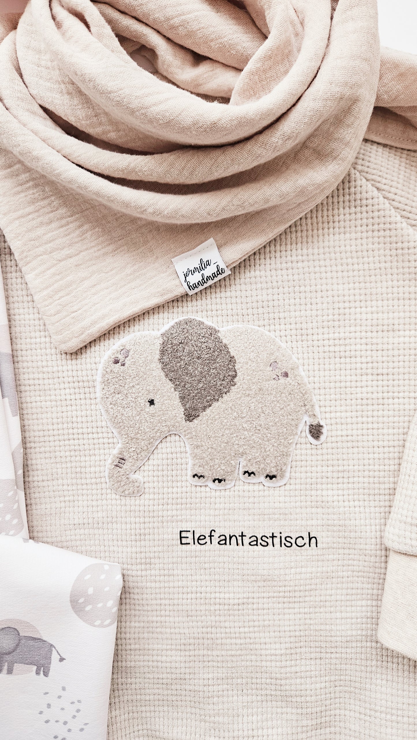 Chenille Patch: Elefant