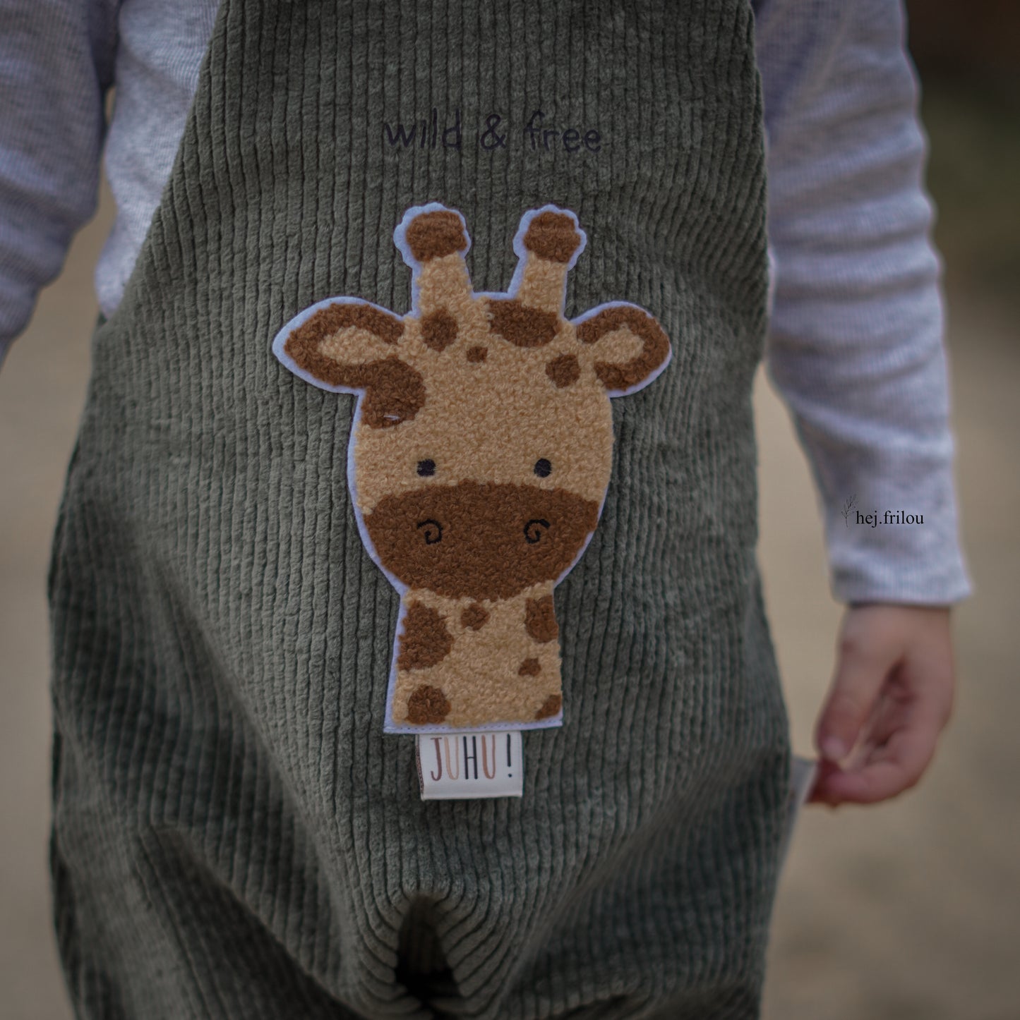 Chenille Patch: Giraffe
