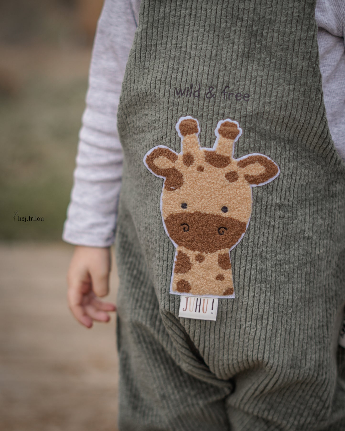 Chenille Patch: Giraffe