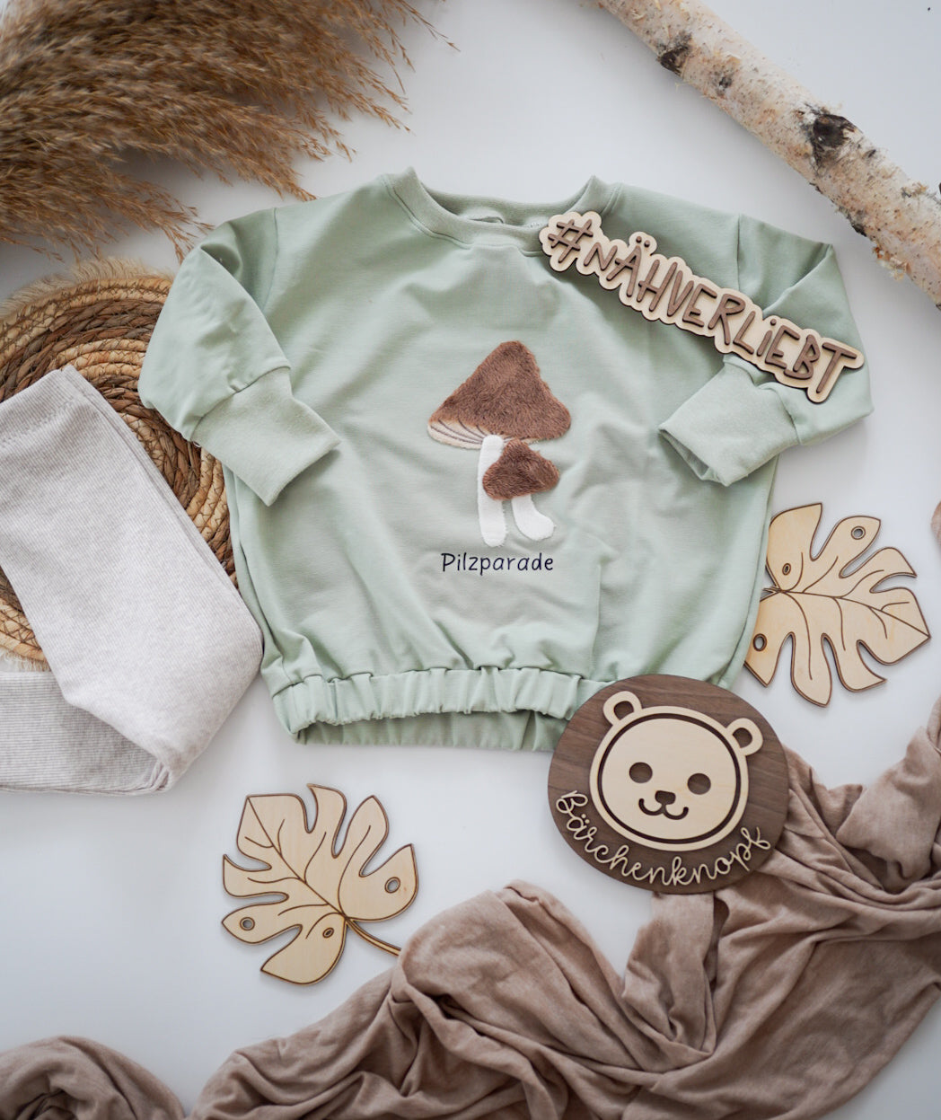 Flausch Patch: Pilzparade