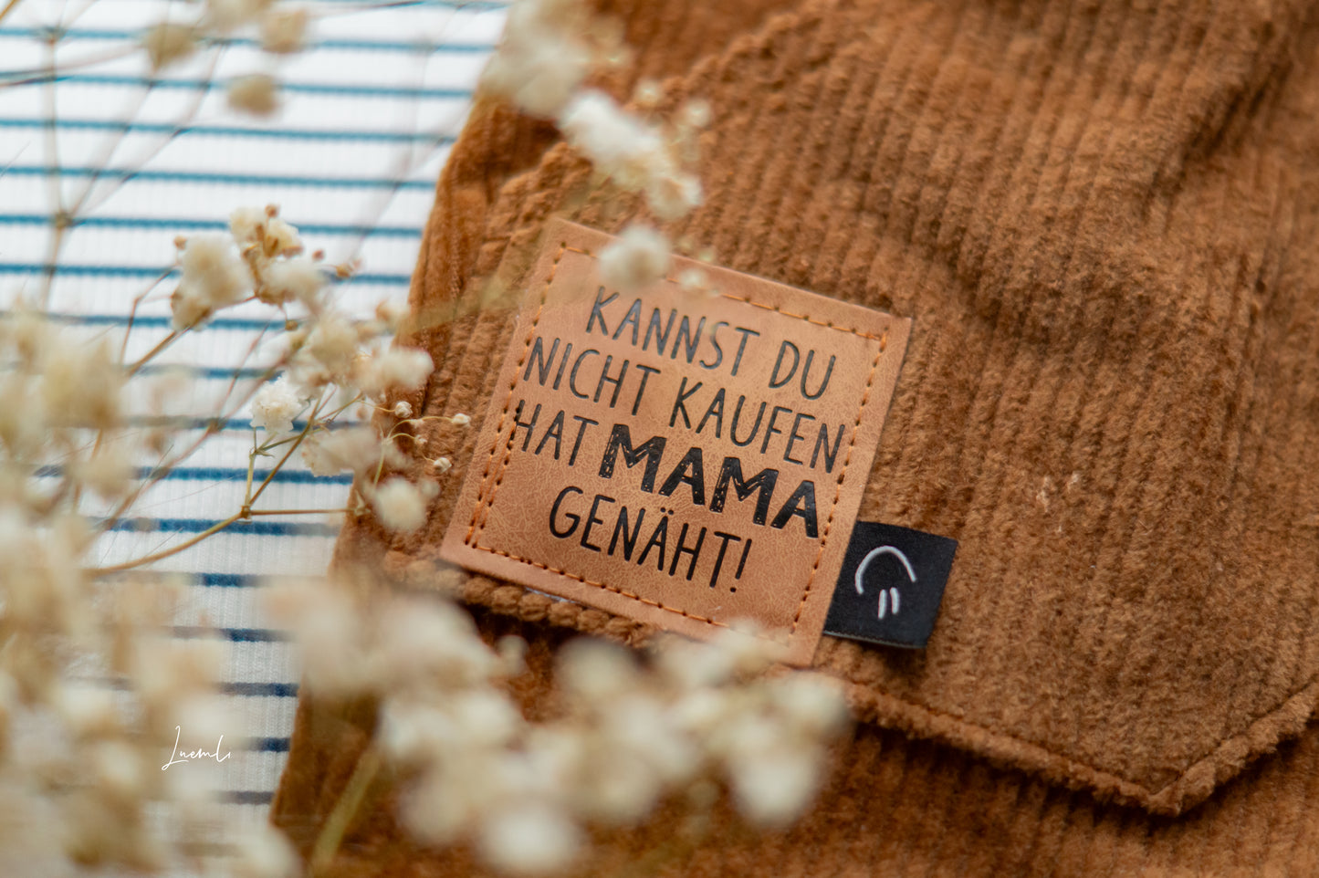 Kunstleder Label: Kannst Du nicht kaufen, hat MAMA genäht!