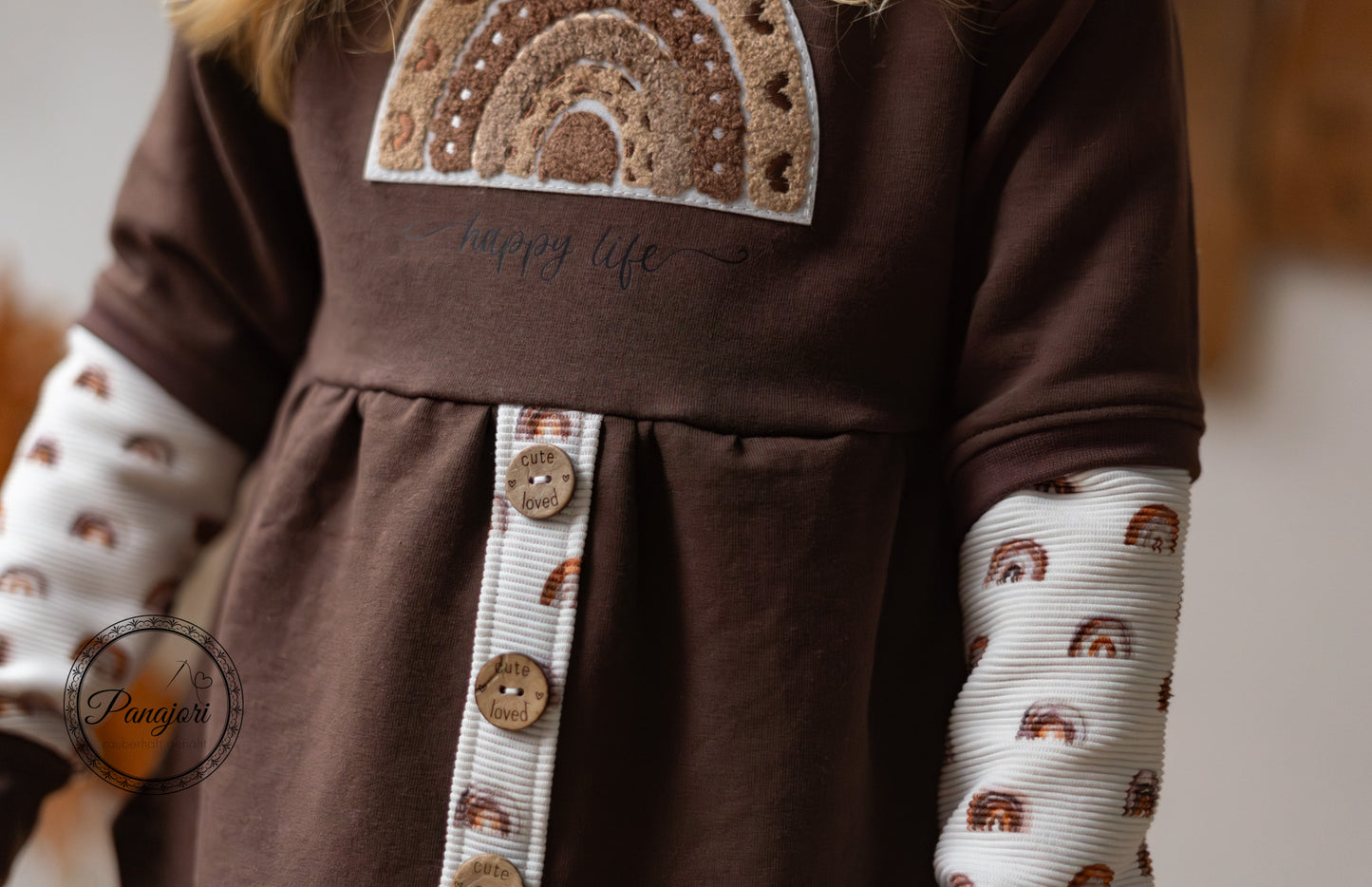 Kokosknöpfe cute loved (20mm)