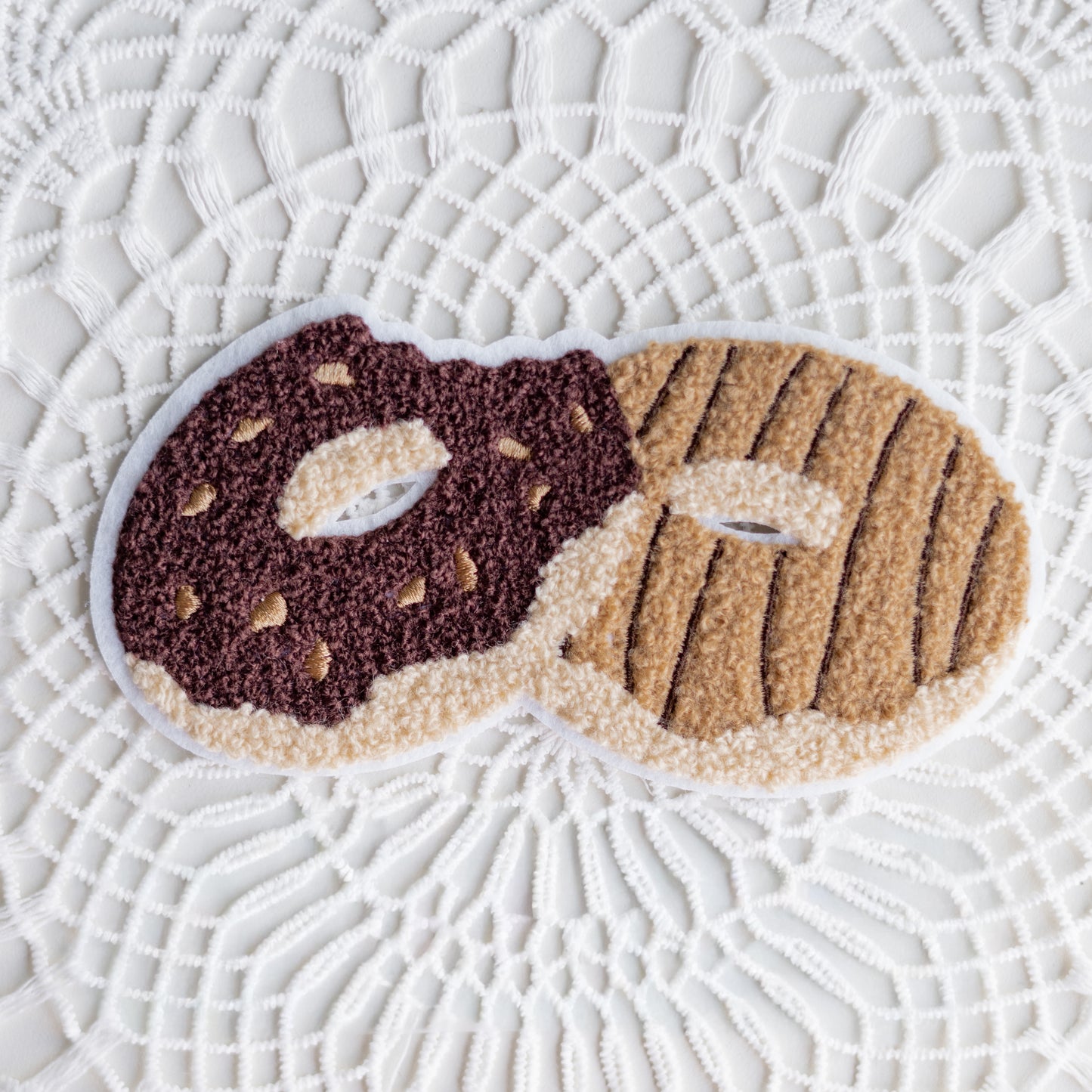 Chenille Patch: Donuts