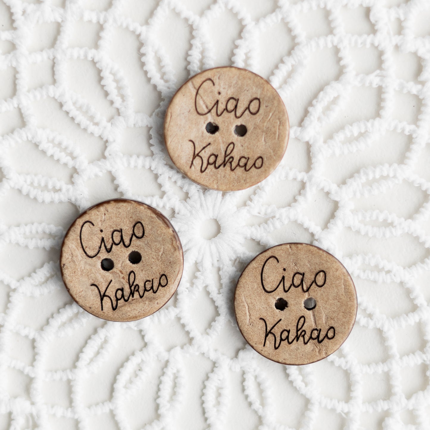 Kokosknöpfe ciao kakao (20mm)