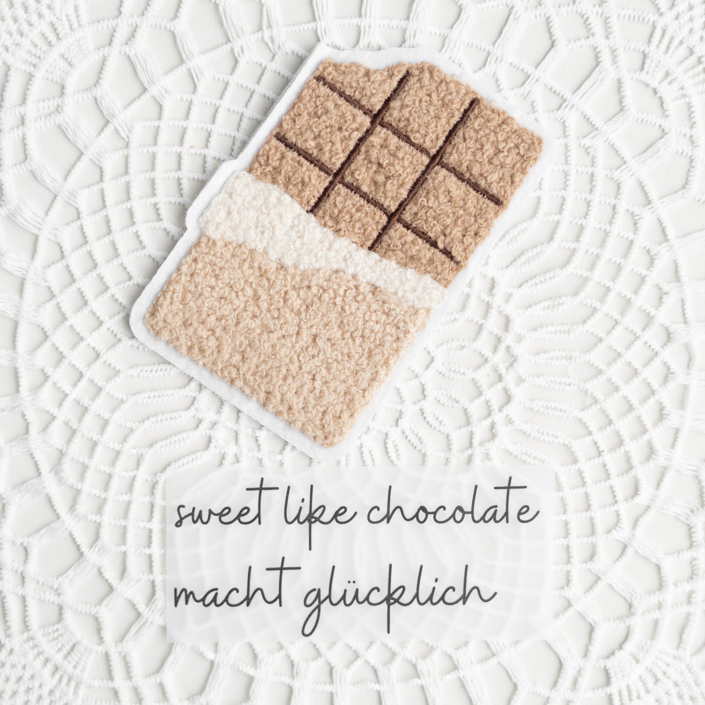 Chenille Patch: Schokolade