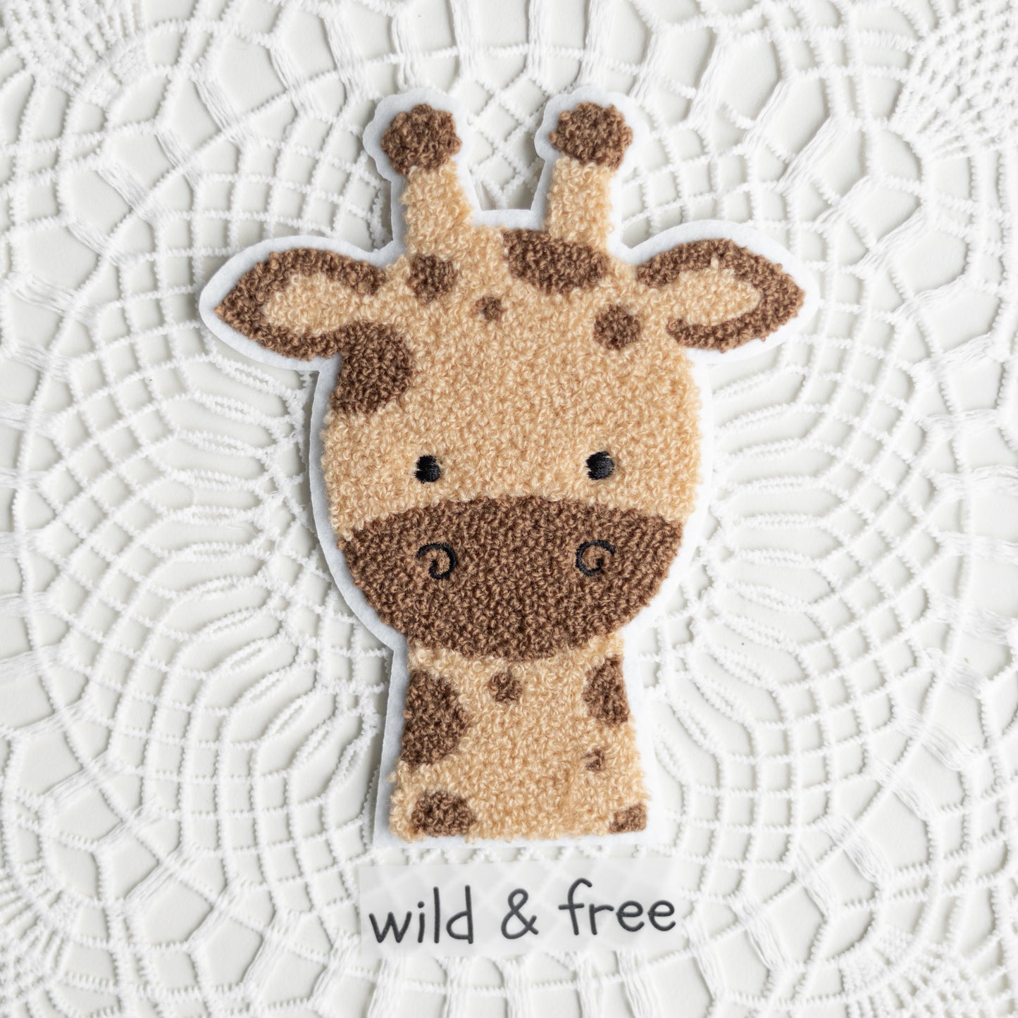 Chenille Patch: Giraffe