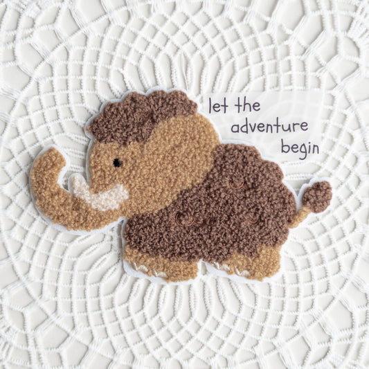 Chenille Patch: Mammut