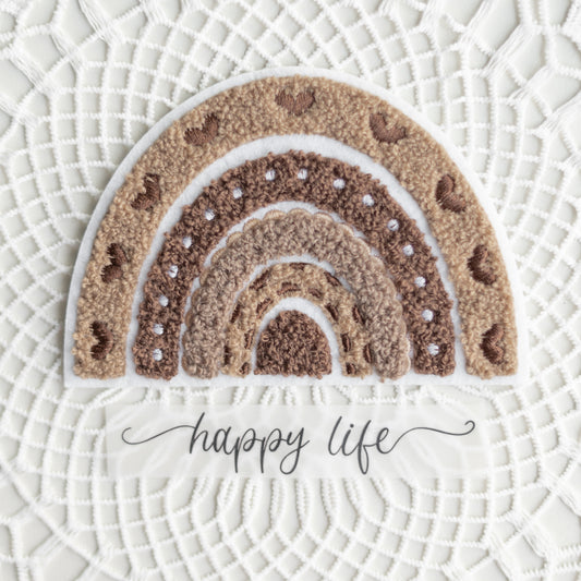 Chenille Patch: Regenbogen