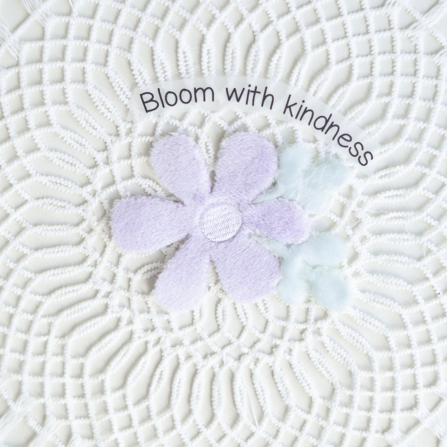Flausch Patch: Blume