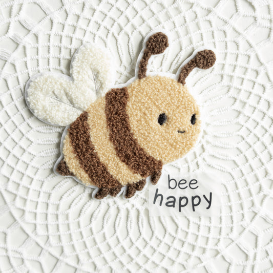 Chenille Patch: Biene