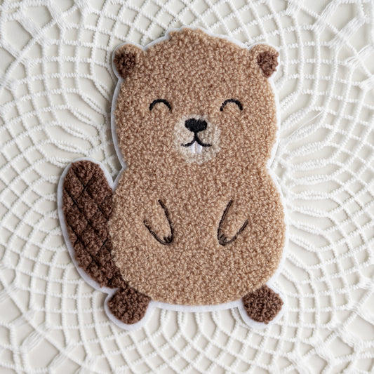 Chenille Patch: Biber