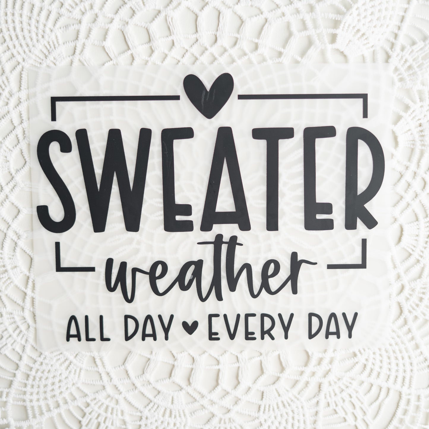 Bügelbild: Sweater Weather