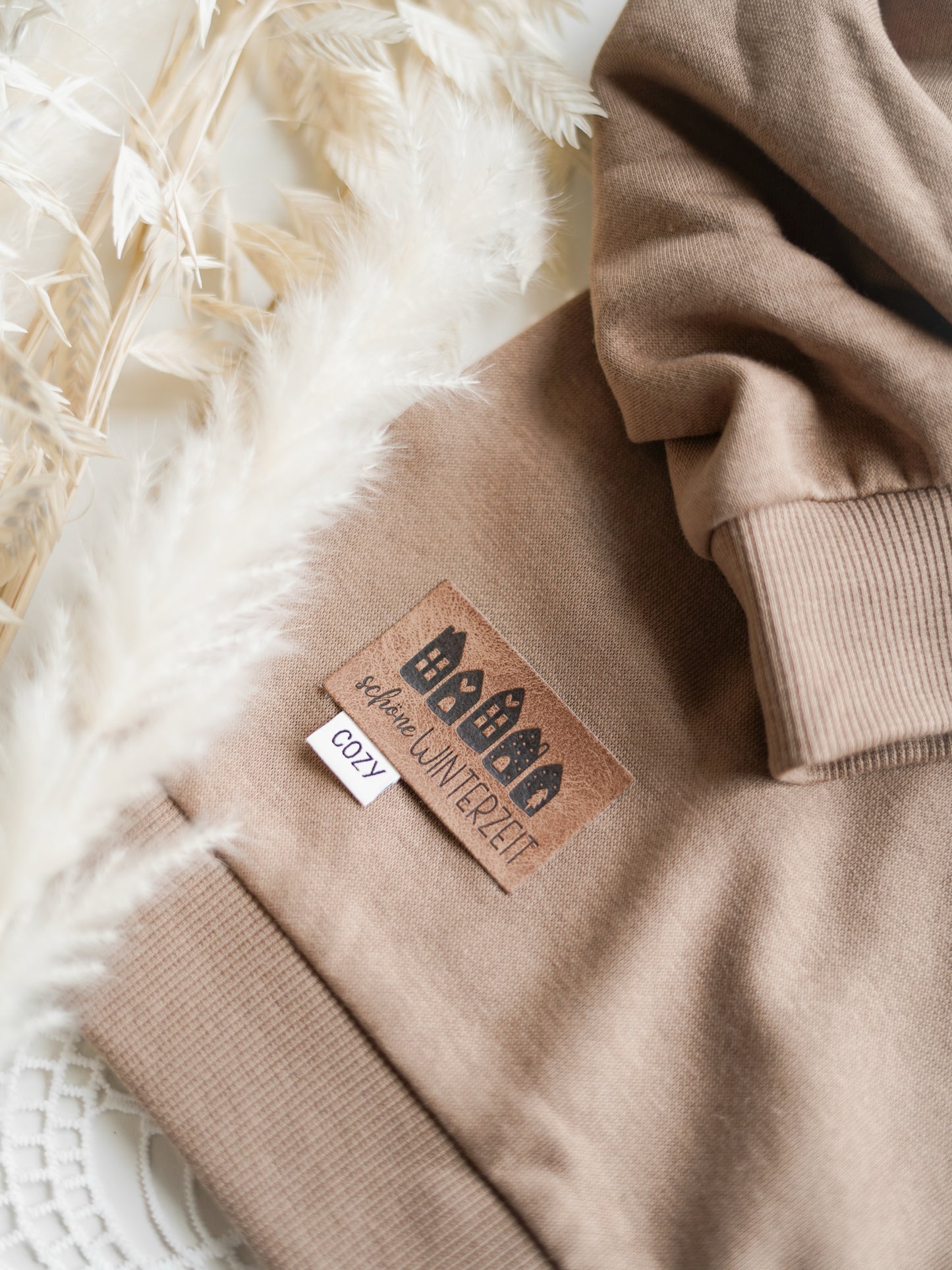 Kunstleder Label: schöne Winterzeit