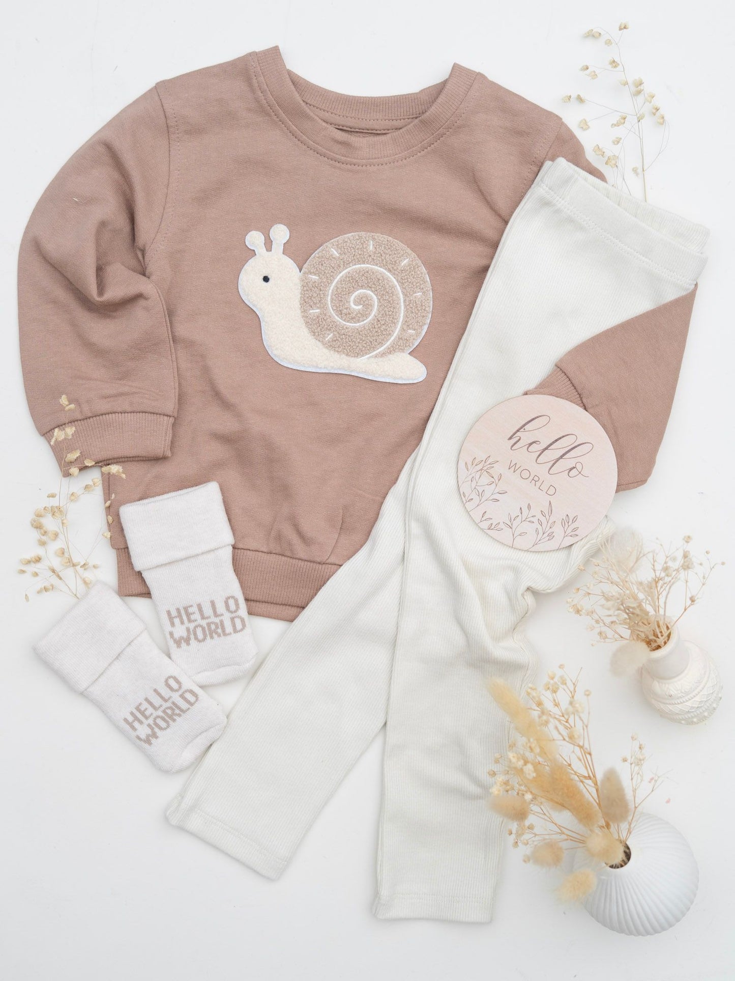 Chenille Patch: Schnecke