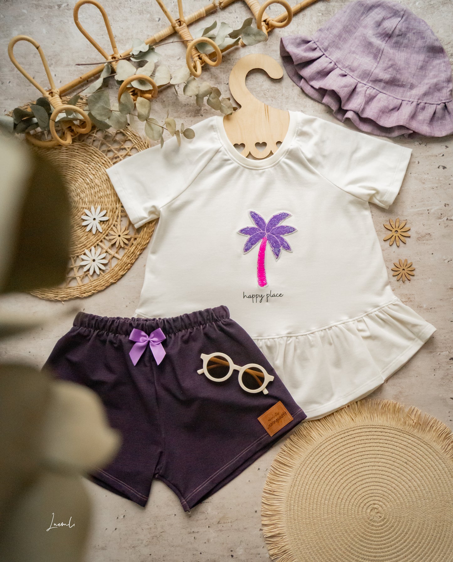 Chenille Patch: Palme NEON