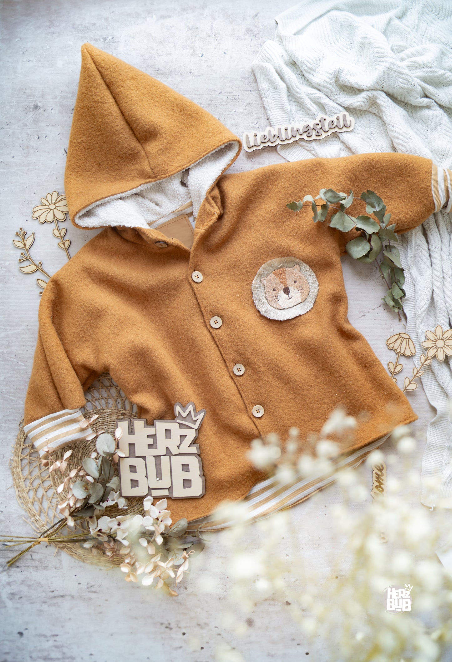 Chenille Patch: Löwe