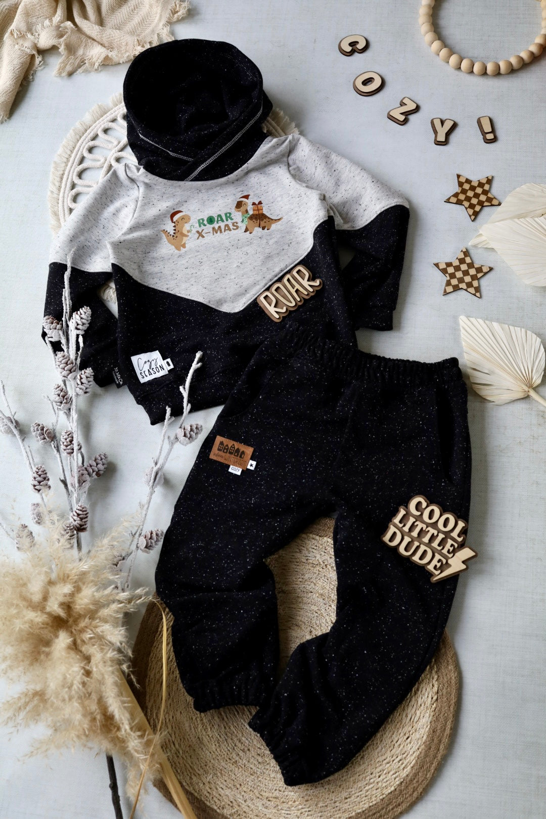 Bügelbild: Dinos Roar X-Mas