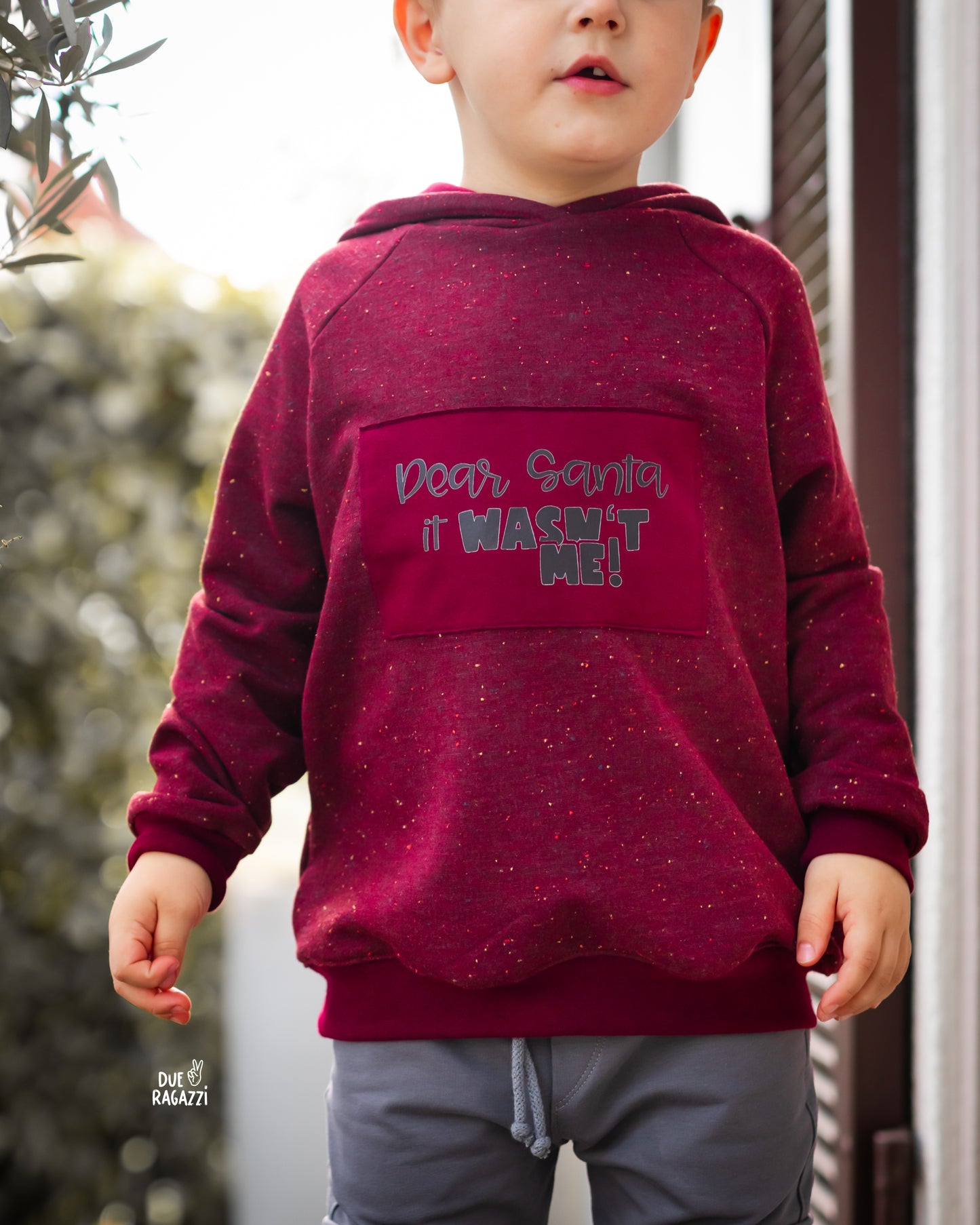 Bügelbild: Dear Santa it WASN`T ME!
