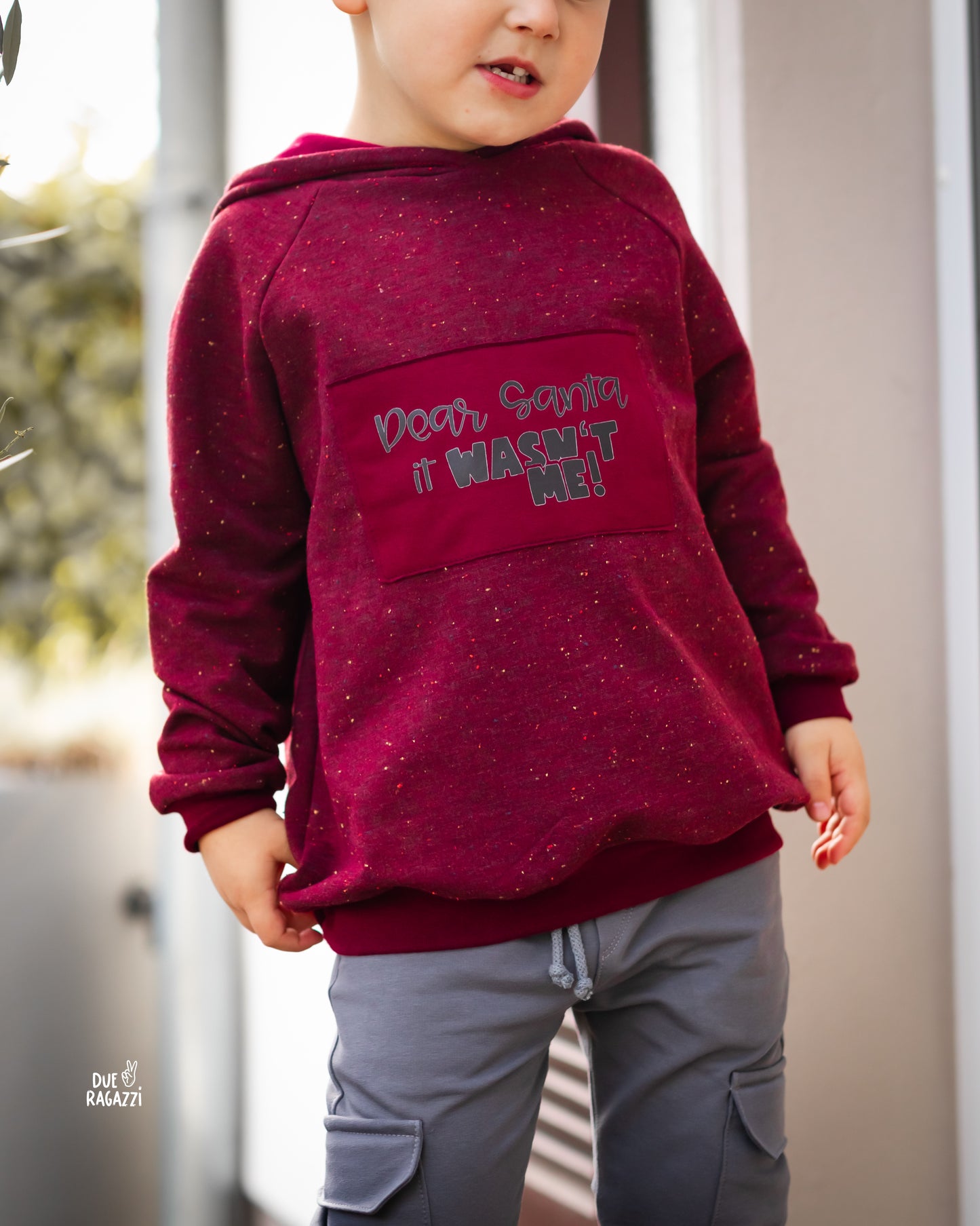 Bügelbild: Dear Santa it WASN`T ME!