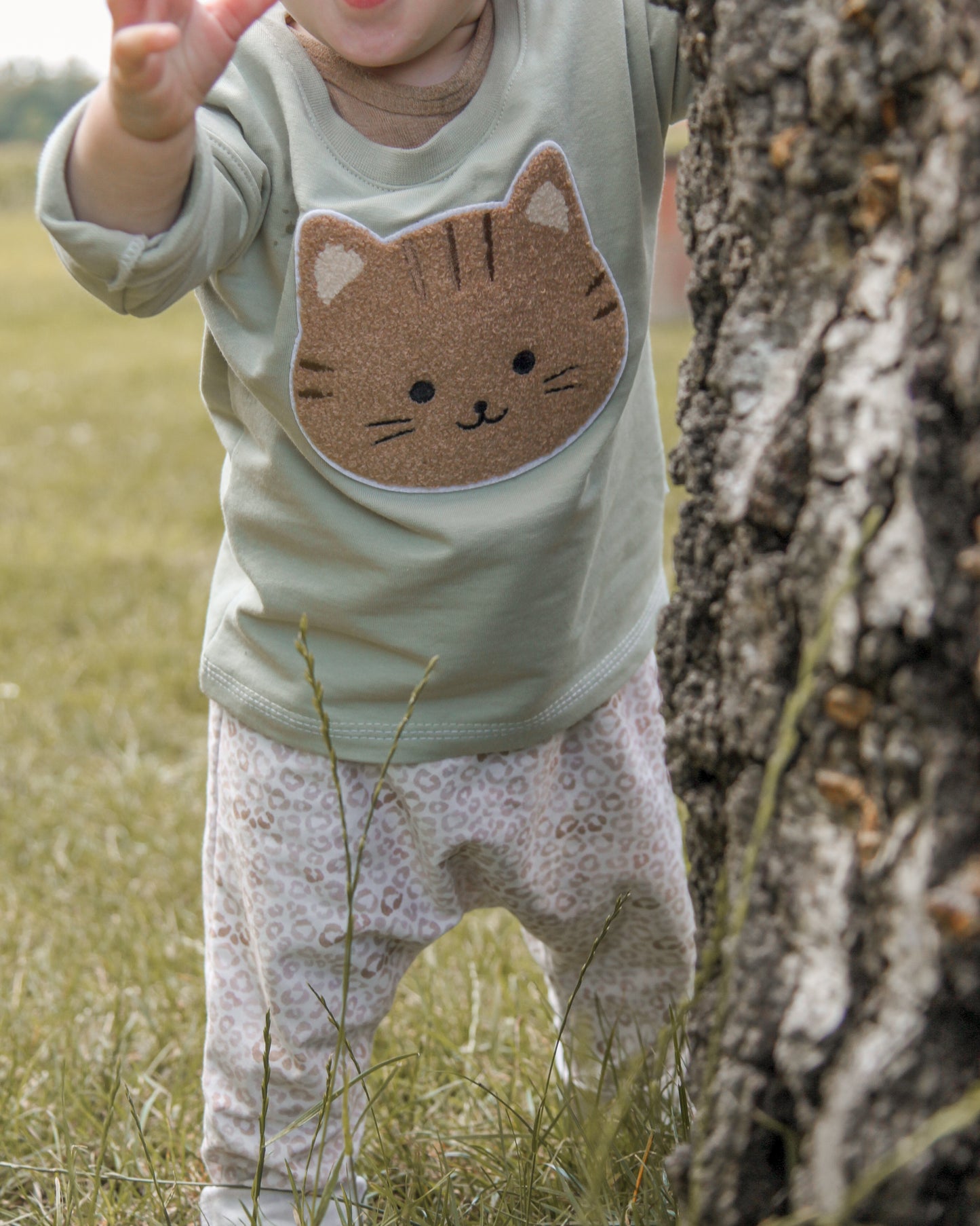 Chenille Patch: Katze
