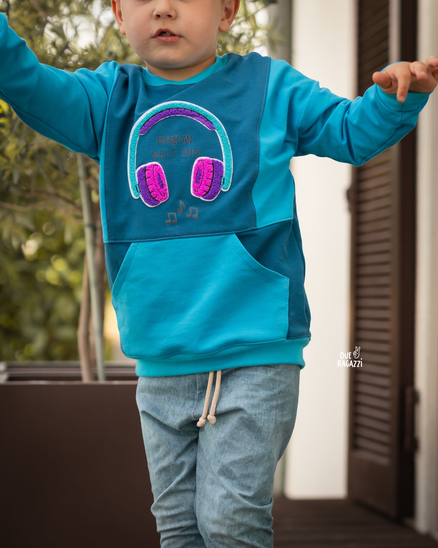 Chenille Patch: Kopfhörer