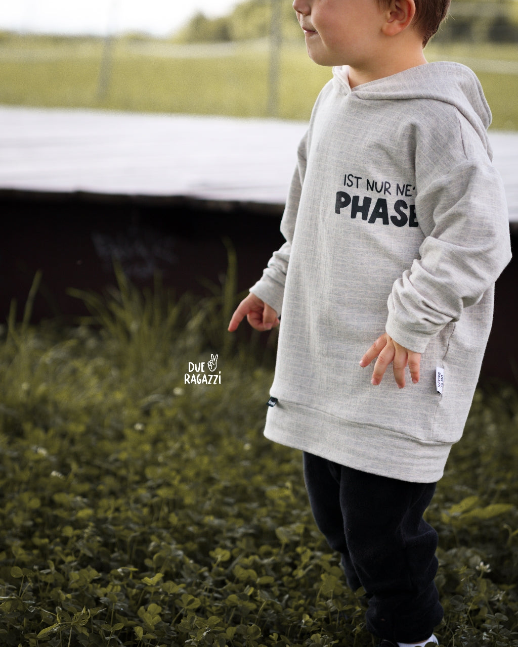 Bügelbild: Ist nur ne´Phase (schwarz)