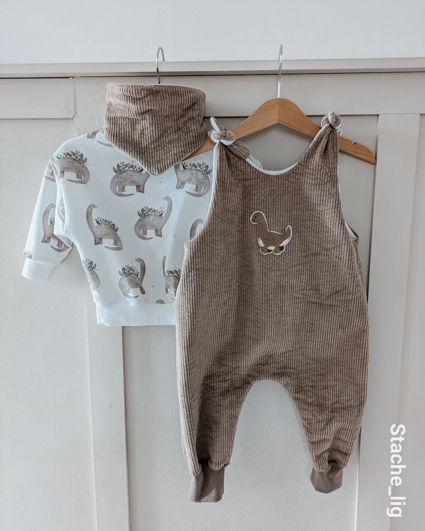 Chenille Patch: 3er Set Dinos