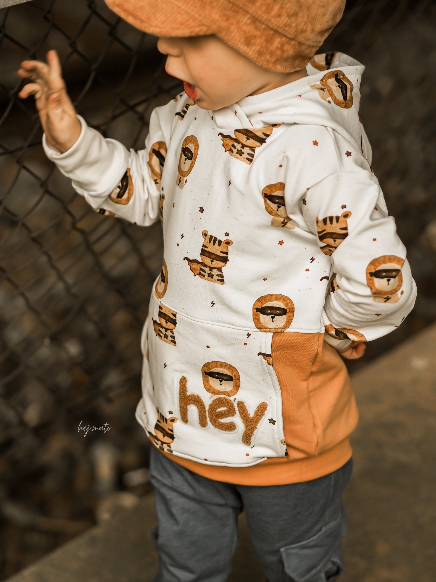 Chenille Patch: hey
