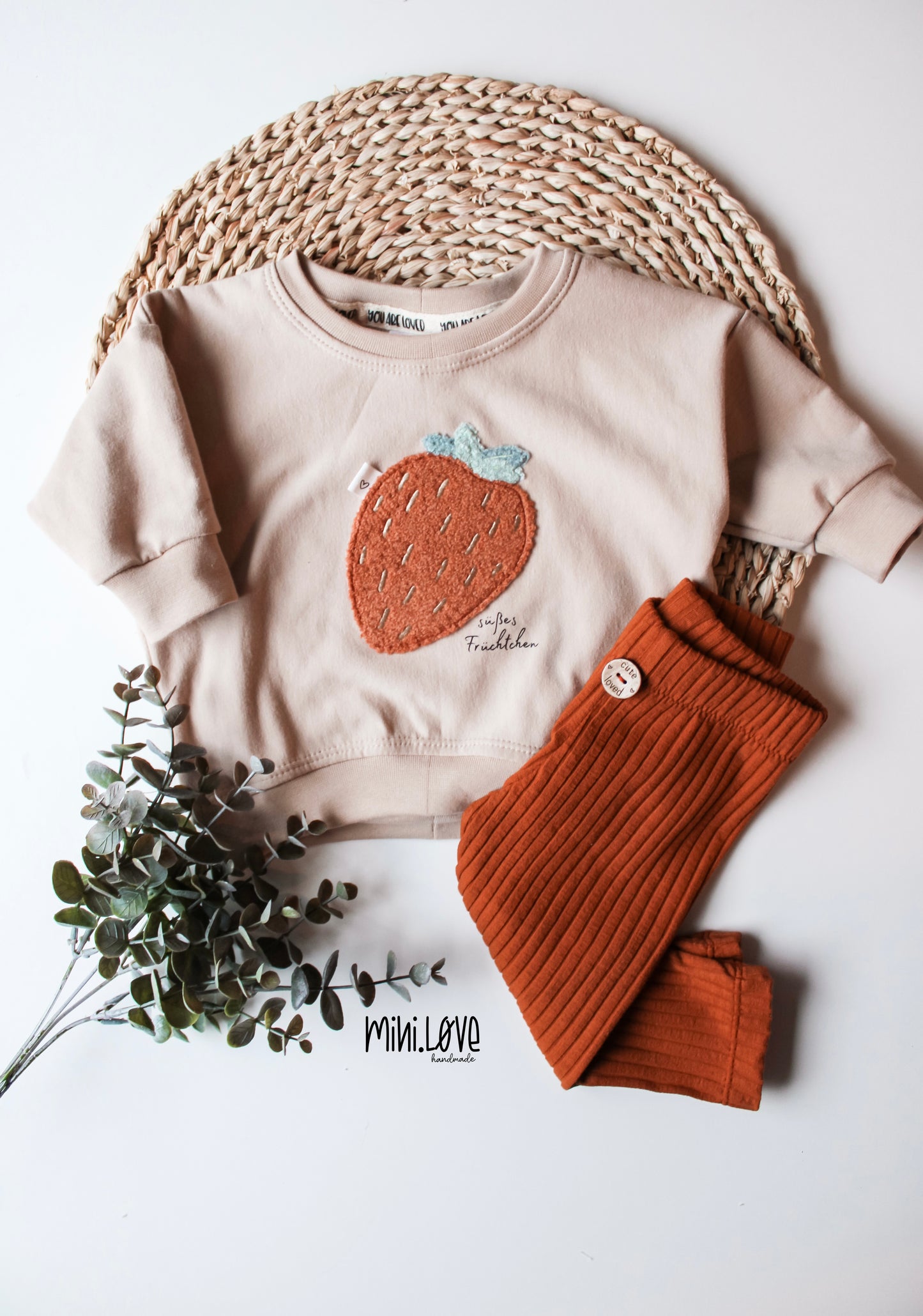 Chenille Patch: Erdbeere