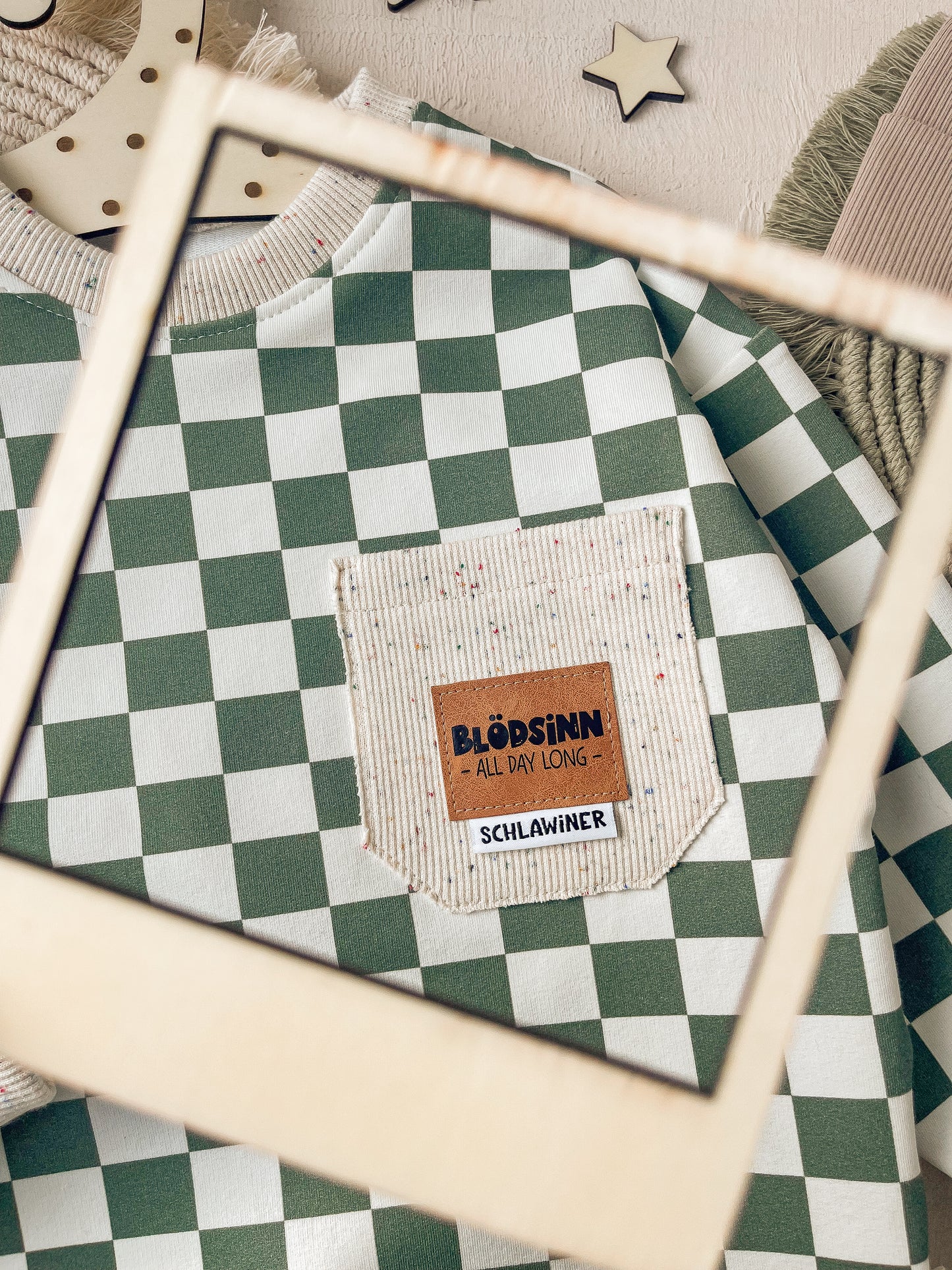 Kunstleder Label: BLÖDSINN -all day long-
