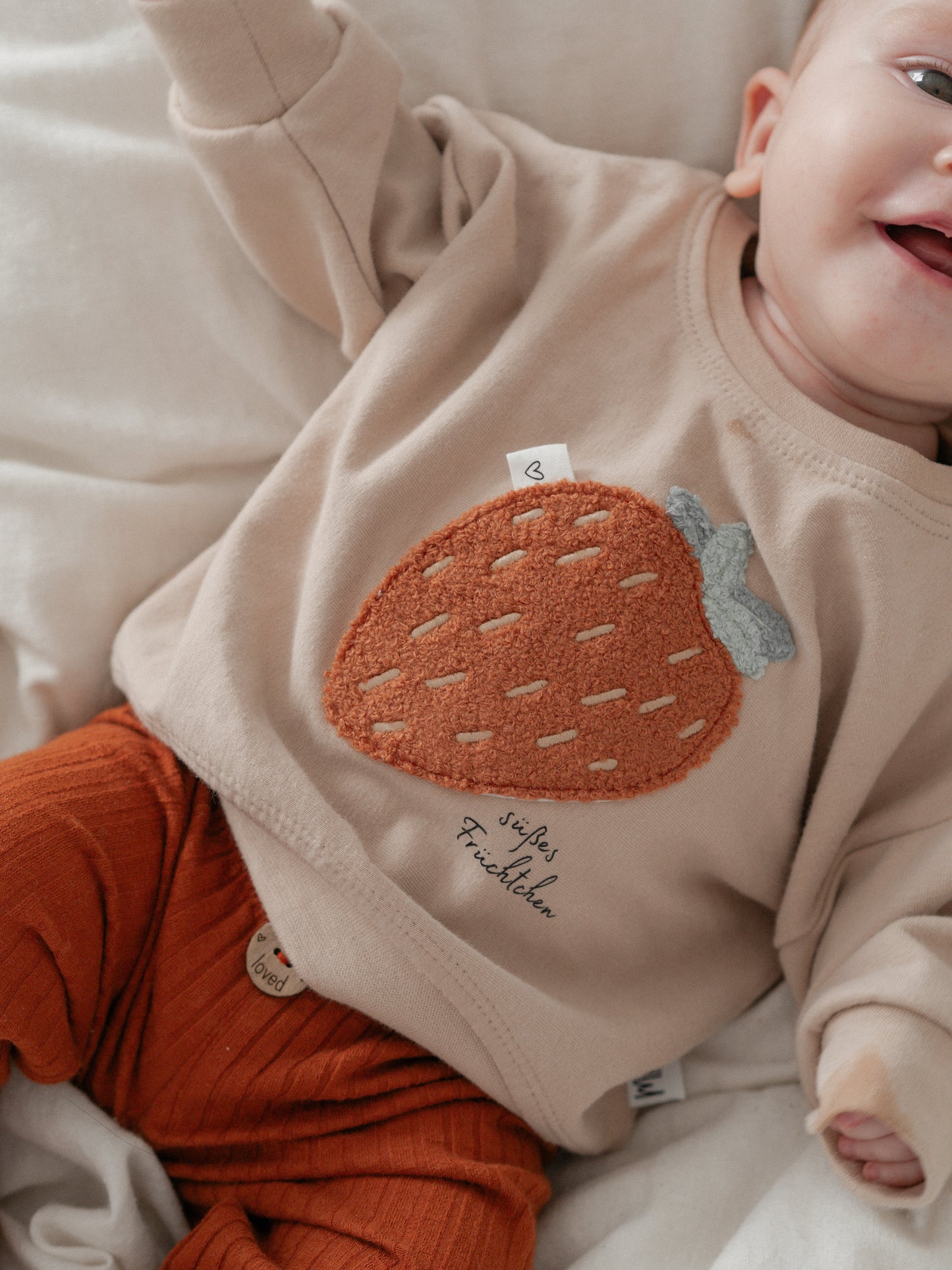 Chenille Patch: Erdbeere