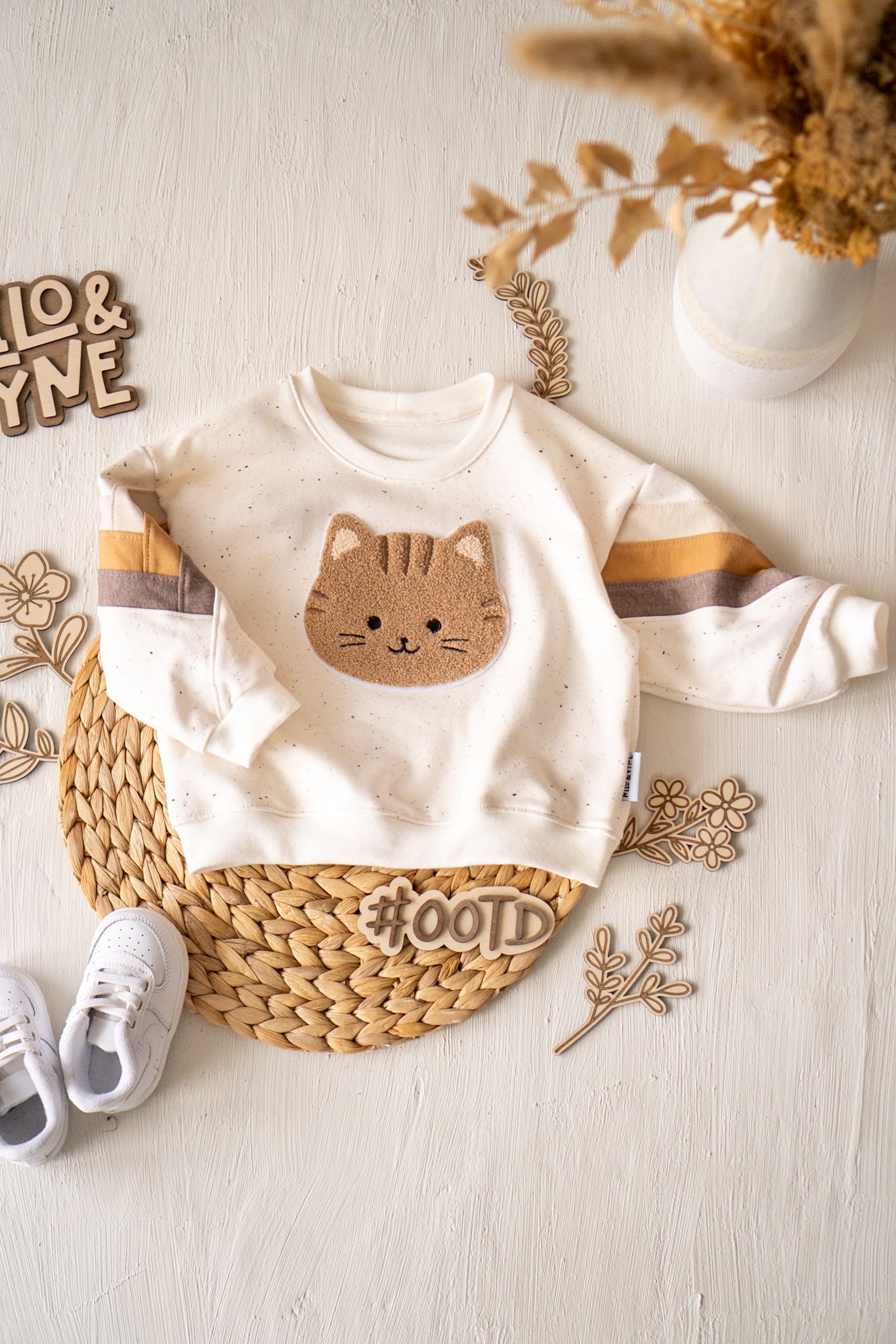 Chenille Patch: Katze