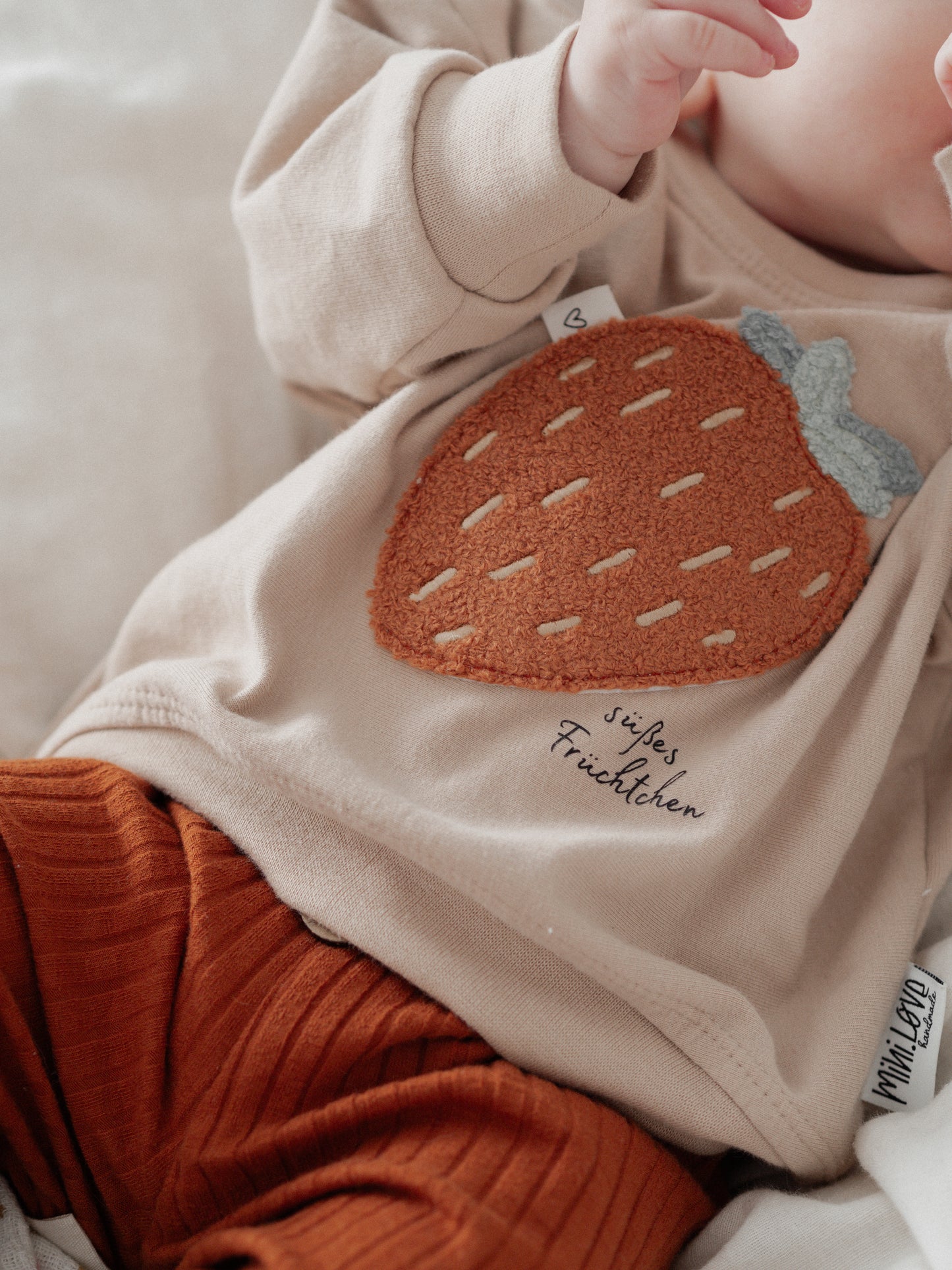 Chenille Patch: Erdbeere