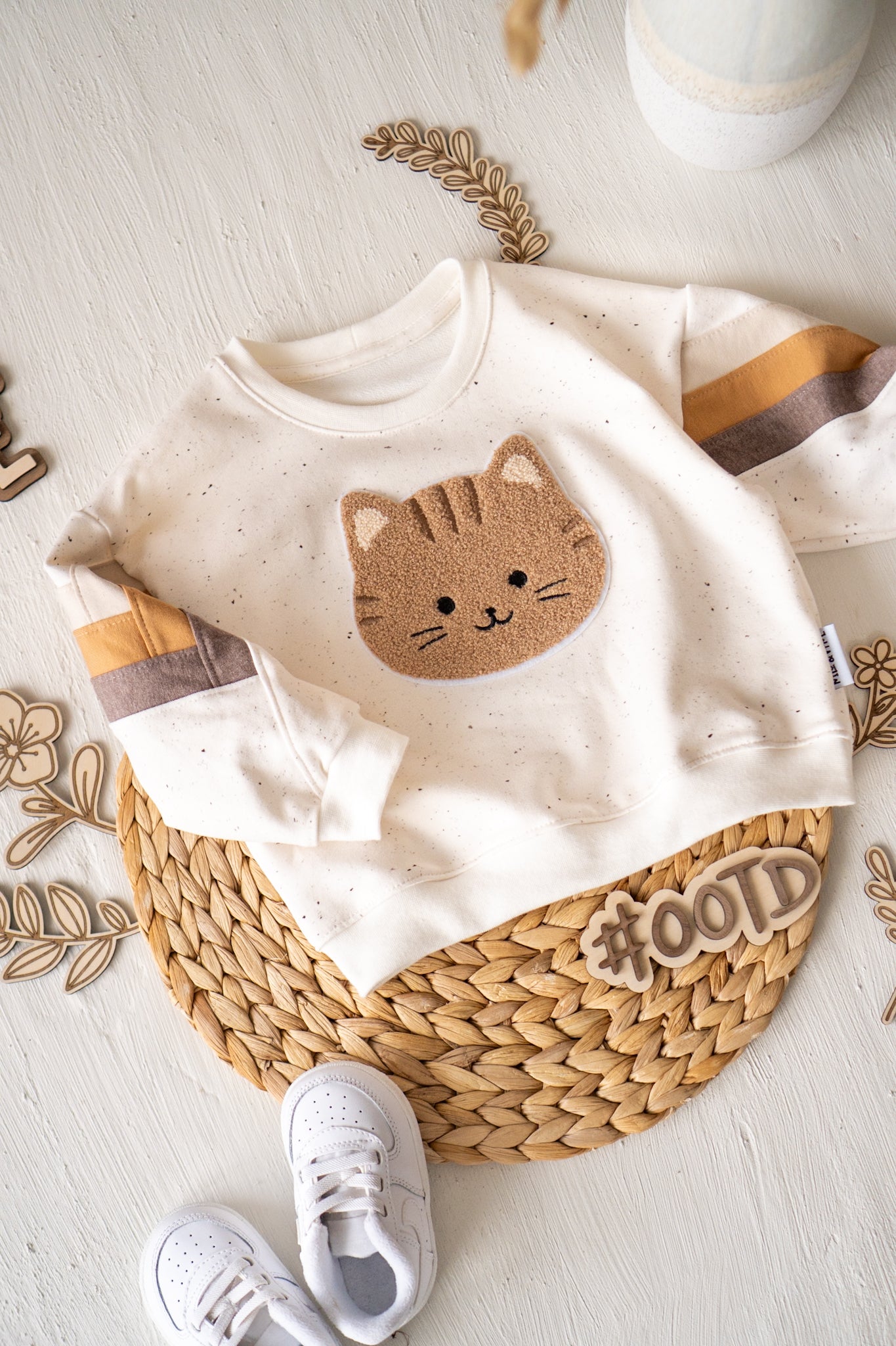 Chenille Patch: Katze