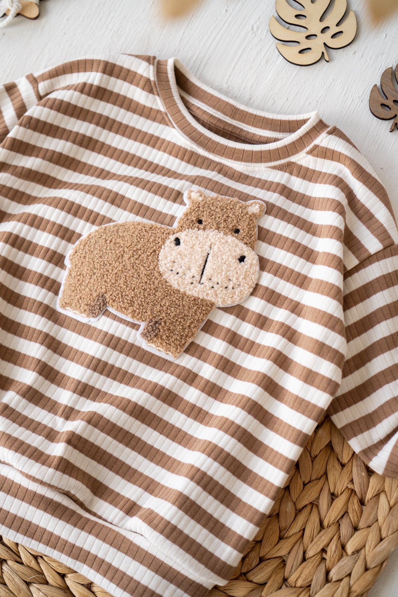 Chenille Patch: Nilpferd