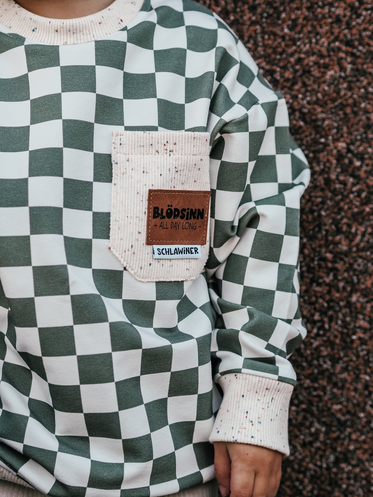 Kunstleder Label: BLÖDSINN -all day long-