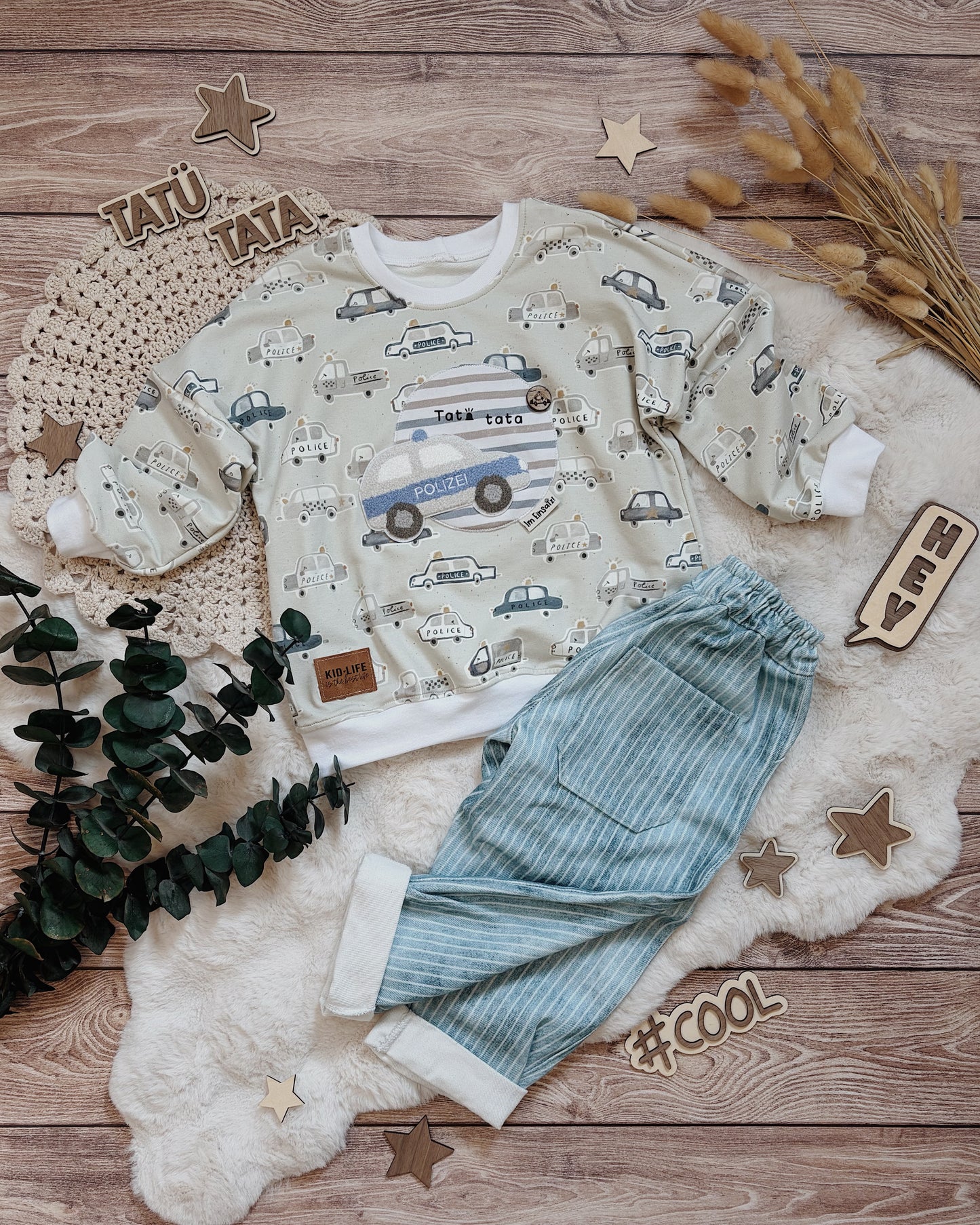 Chenille Patch: Polizeiauto