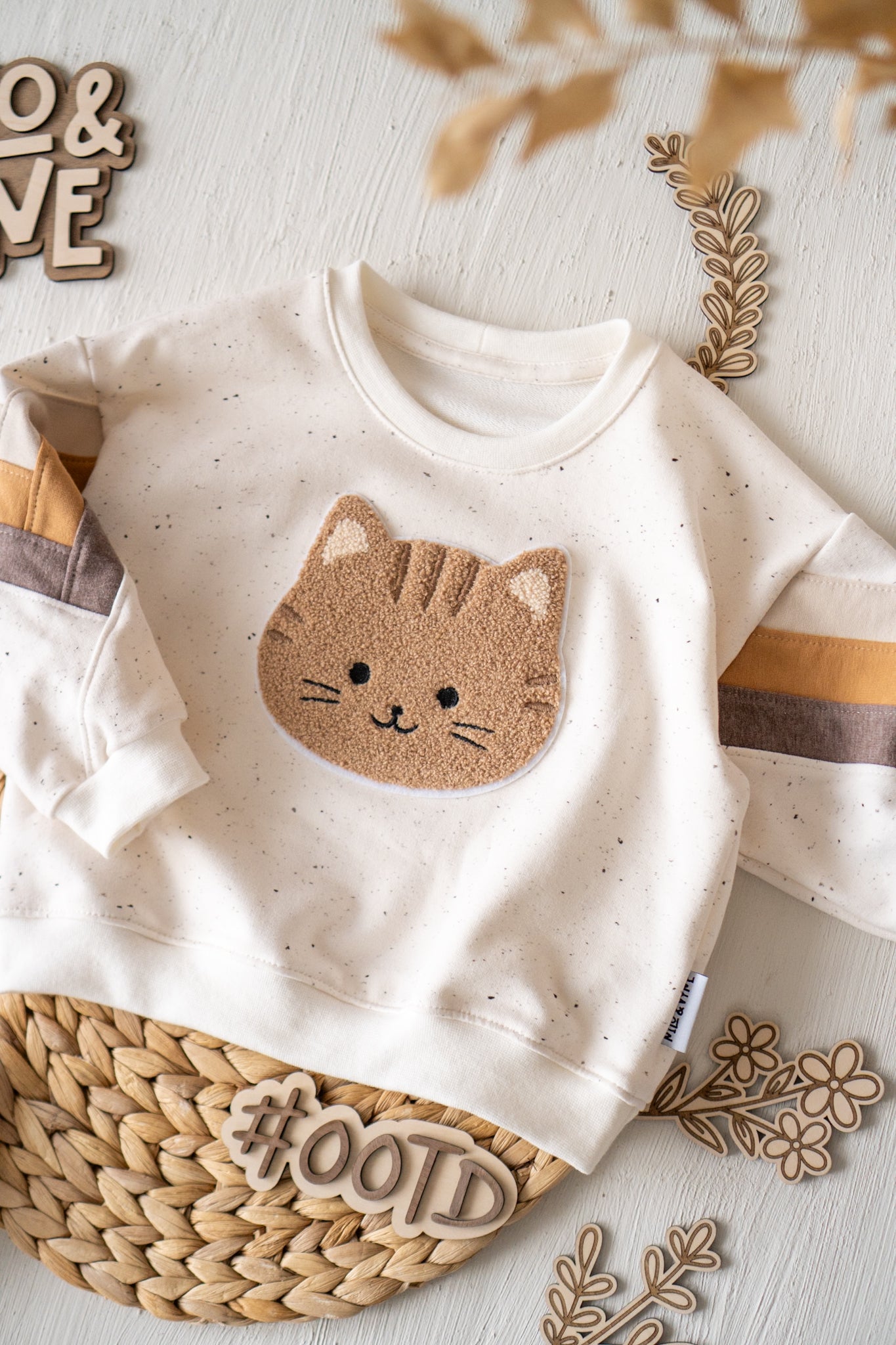 Chenille Patch: Katze