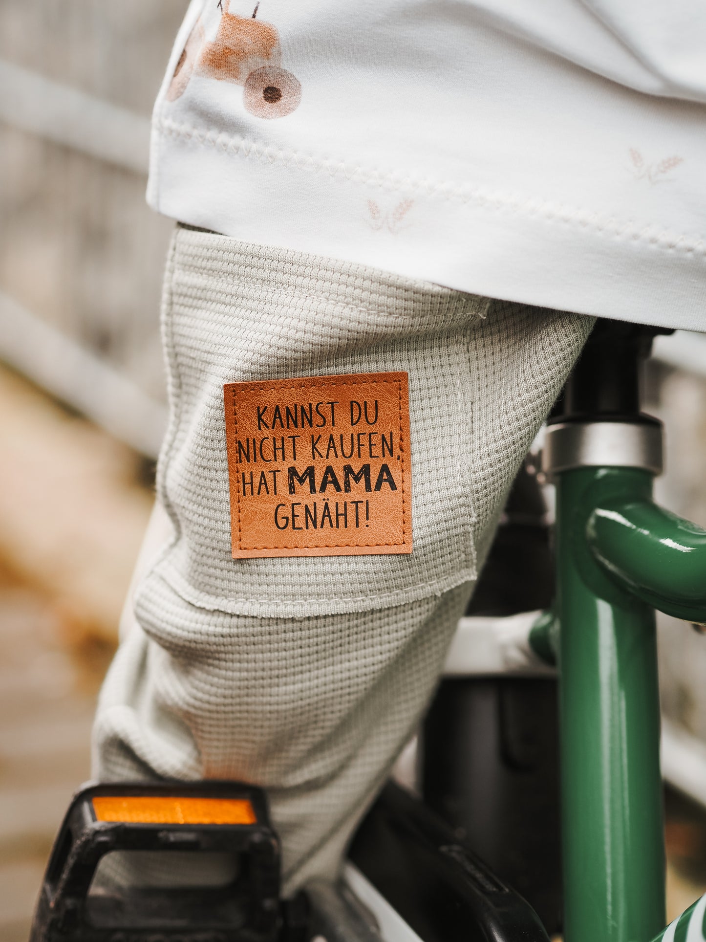 Kunstleder Label: Kannst Du nicht kaufen, hat MAMA genäht!