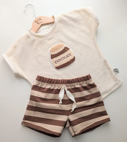 Chenille Patch: Schokoglas