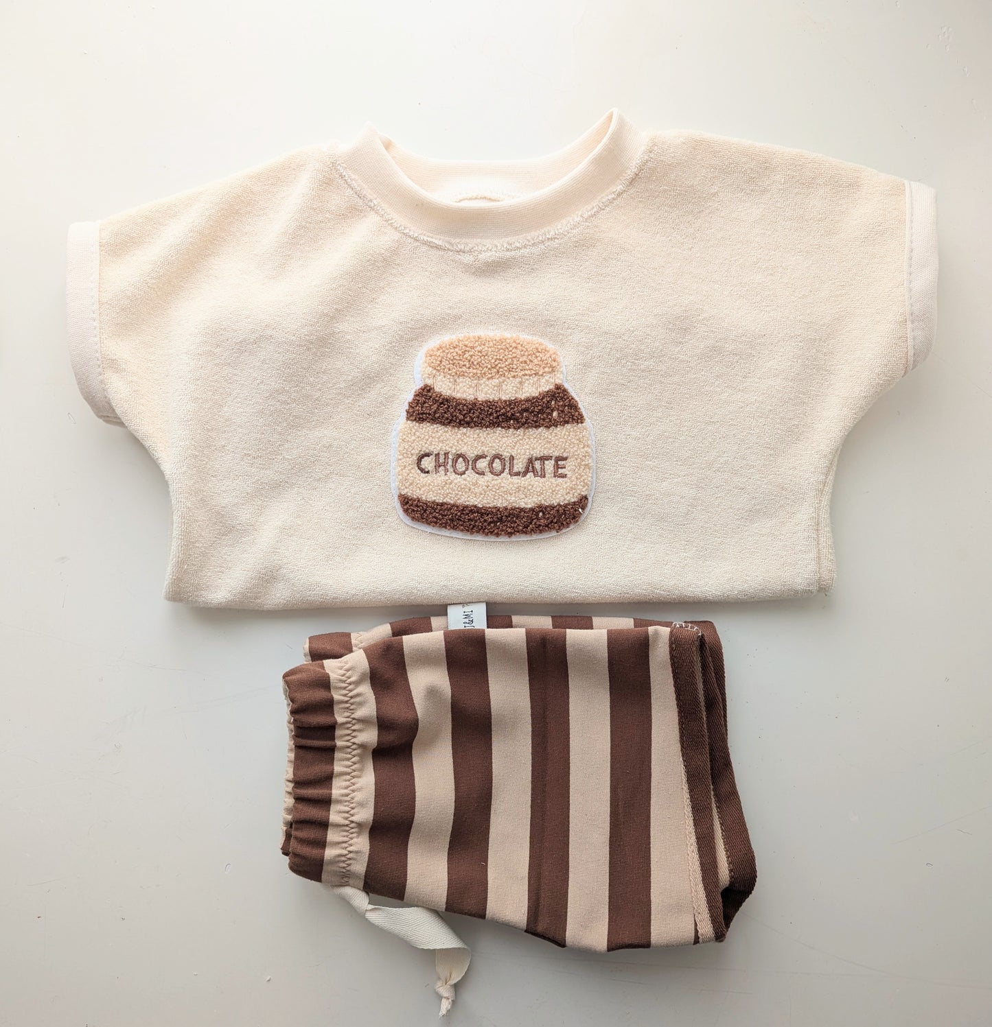 Chenille Patch: Schokoglas
