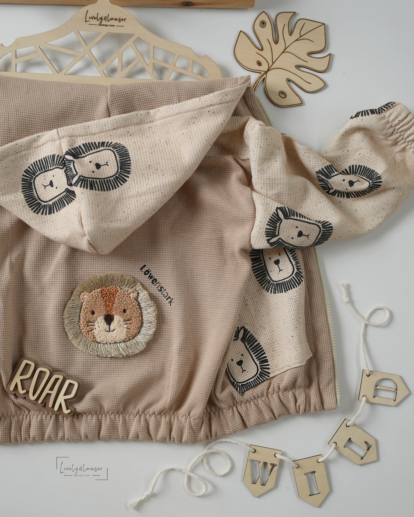 Chenille Patch: Löwe